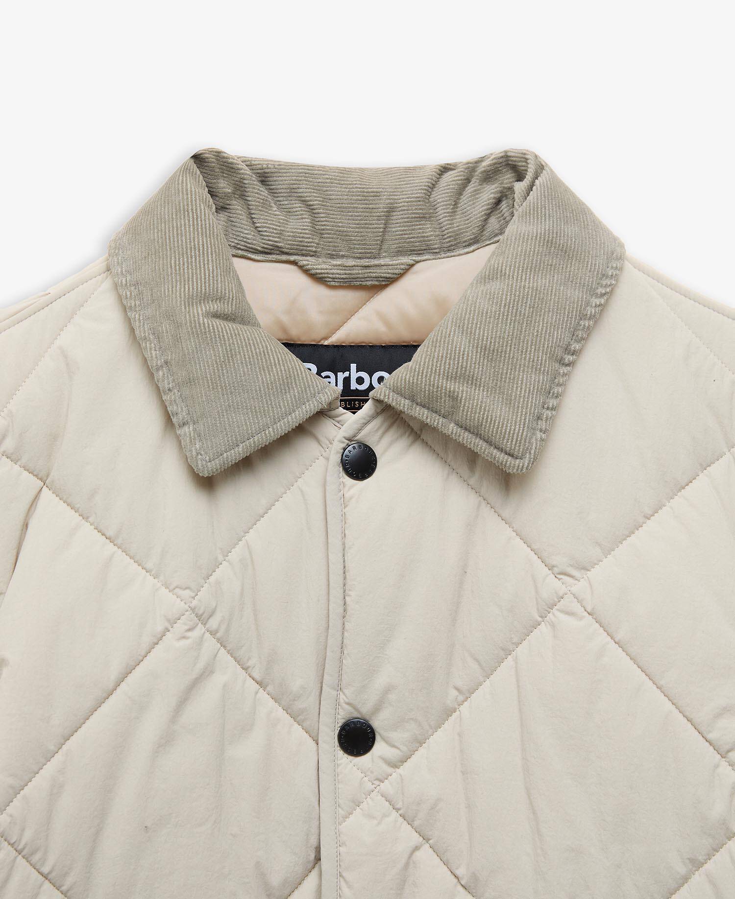Modified Short Liddesdale Quilted Jacket Mist image number 8