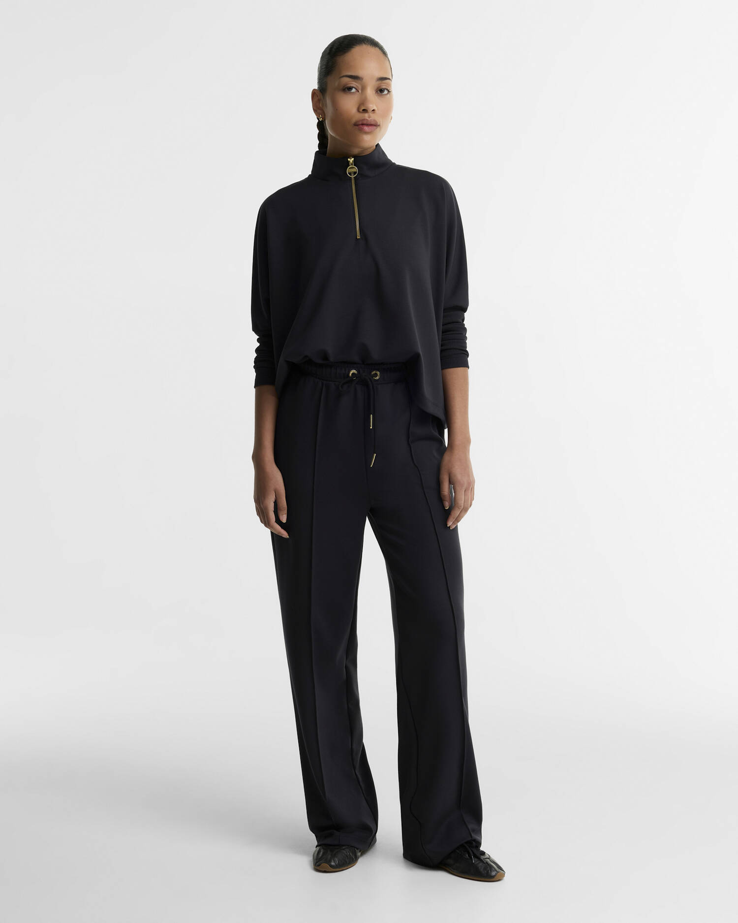 Kemora Wide-Leg Trousers Black image number 0
