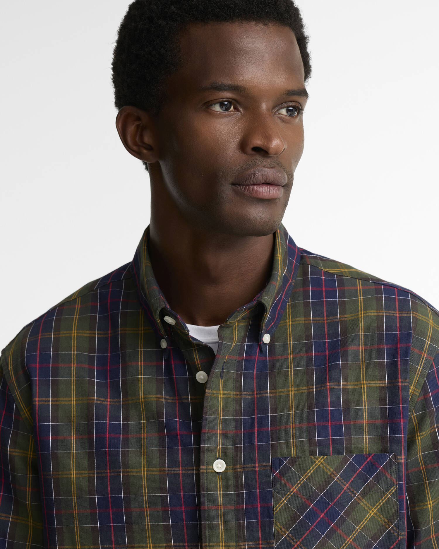 Erran Tartan Authentic-Fit Long-Sleeved Shirt Classic Tartan image number 3