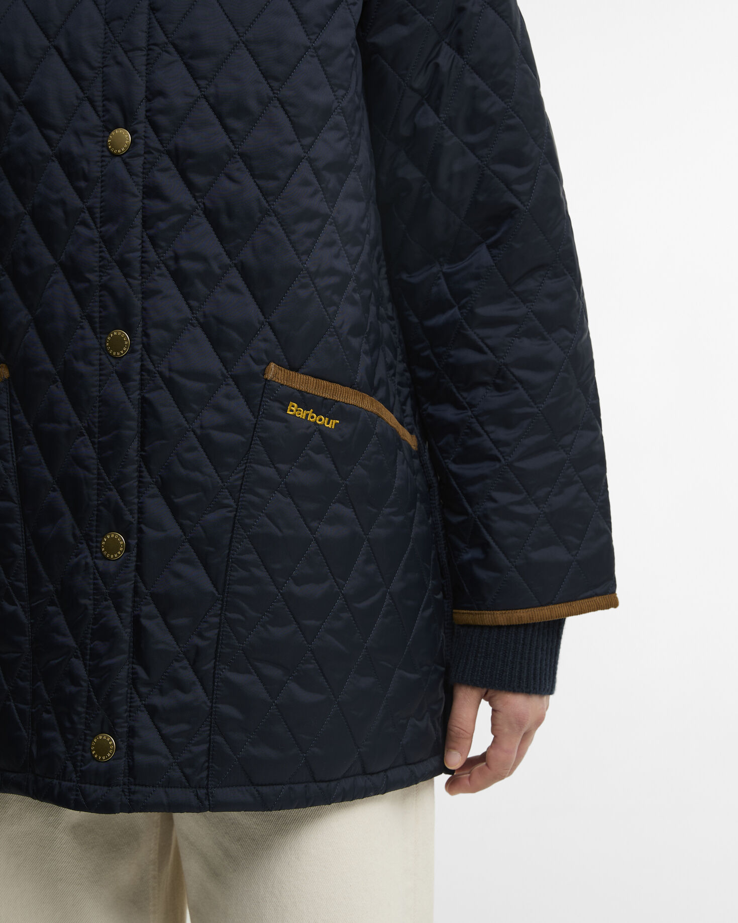 Steppjacke Icons Modern Liddesdale Dark Navy/Birchwood