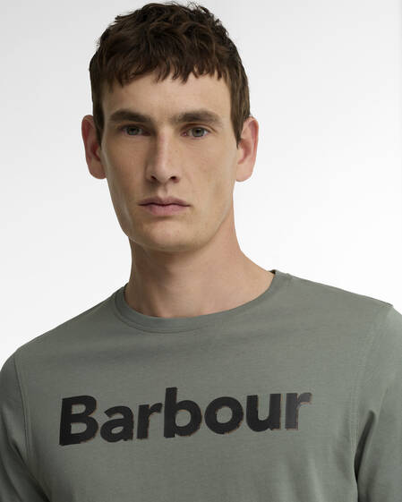 Halstow Logo Tailored T-Shirt Agave Green
