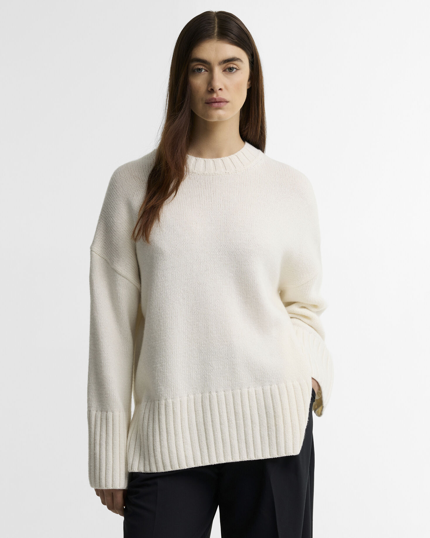 Gaia Crew Neck Jumper Cloud