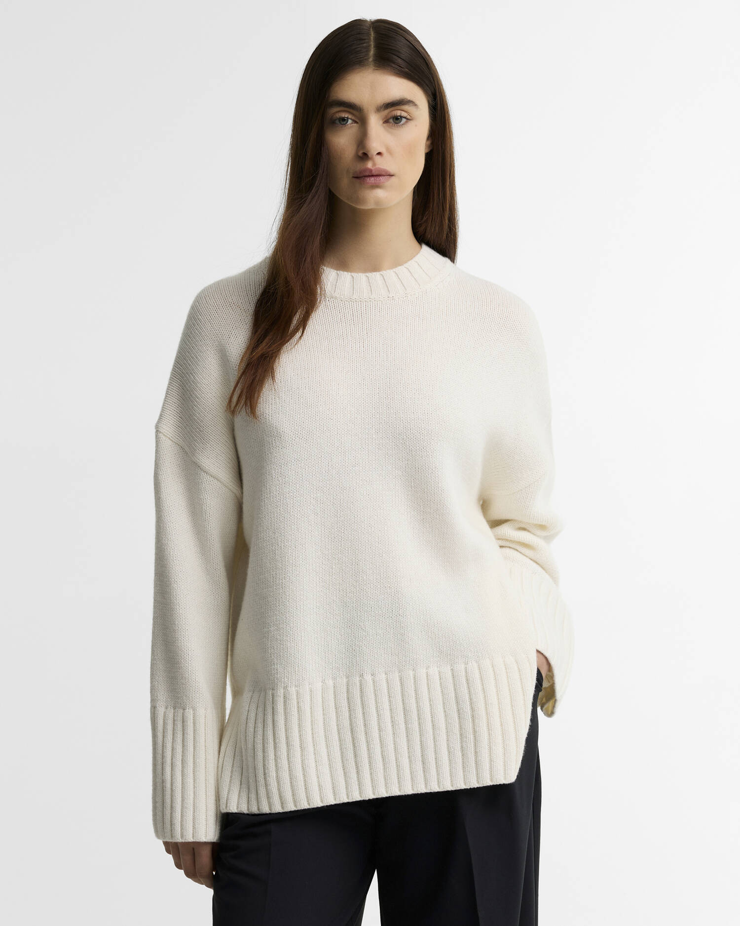 Gaia Crew Neck Jumper Cloud image number 0