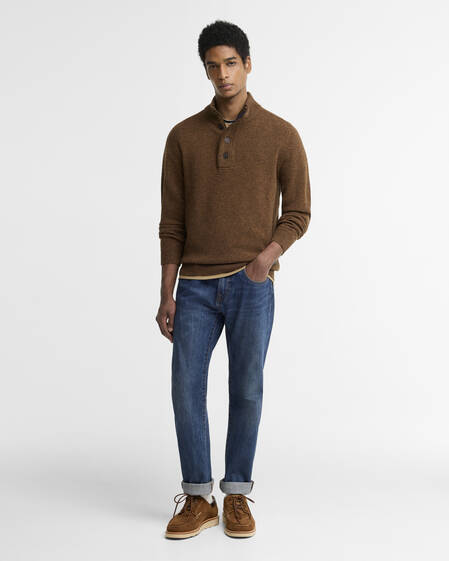 Essential Elbow Patch Jumper Bracken
