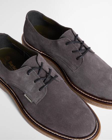 Harefield Derby Shoe Dk Grey Suede