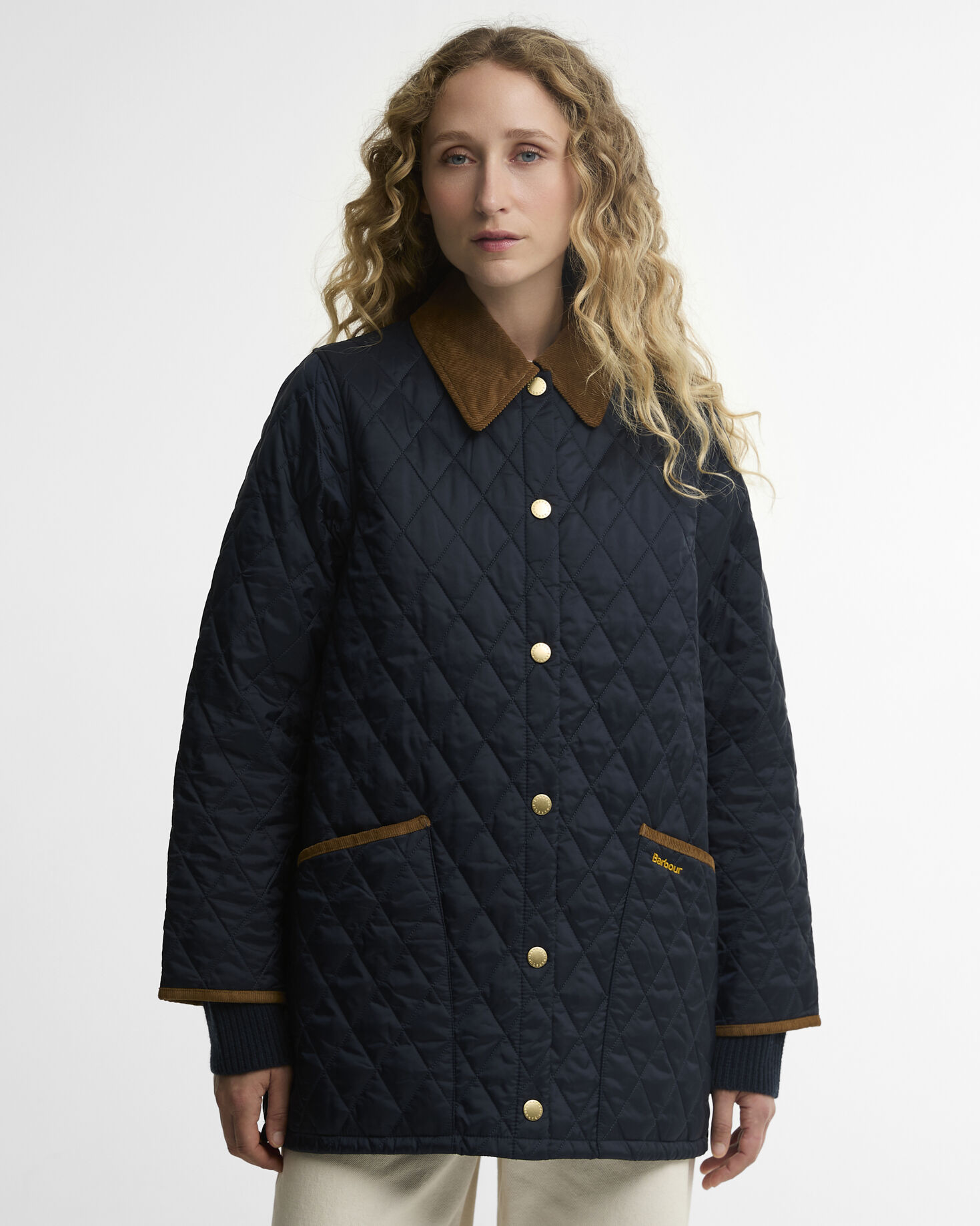 Steppjacke Icons Modern Liddesdale Dark Navy/Birchwood