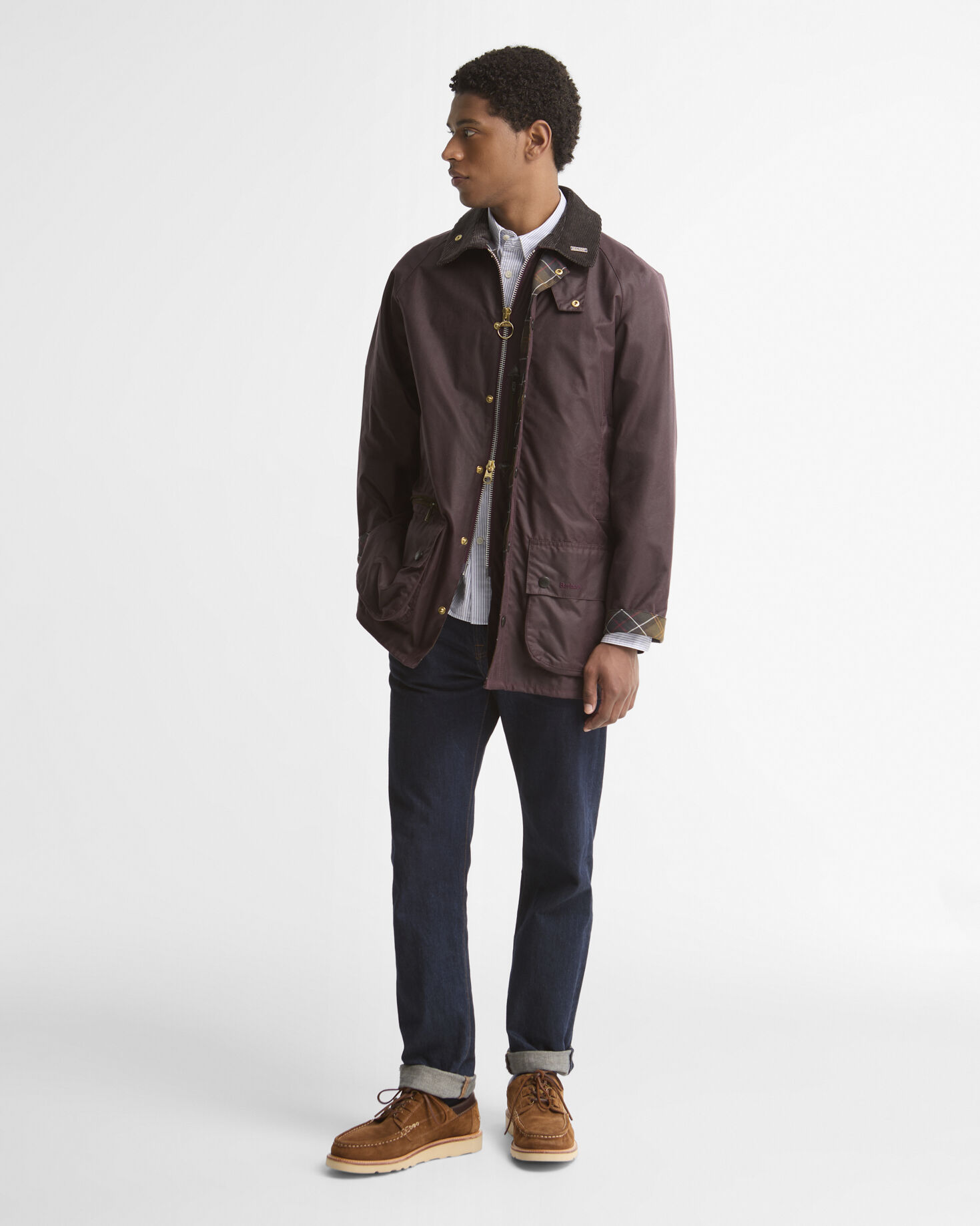 Barbour Wachsjacke Icons Beaufort Bordeaux