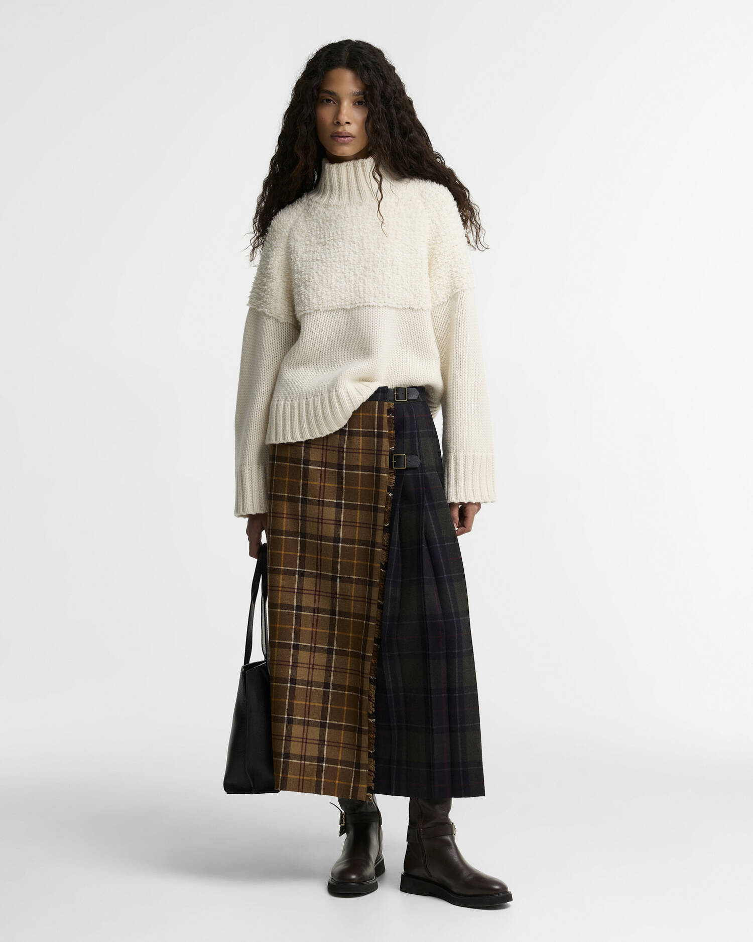 Barbour Rock Hazelwood Tartan Midi Multi image number 0