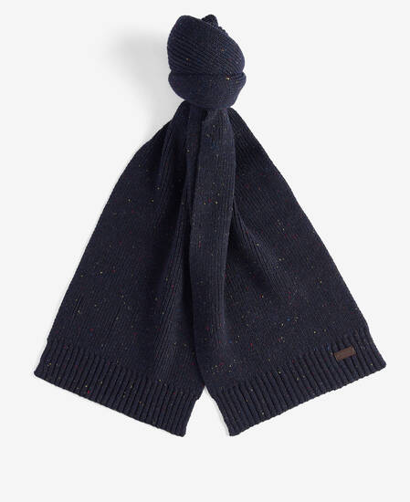 Carlton Fleck Beanie & Scarf Gift Set Classic Navy
