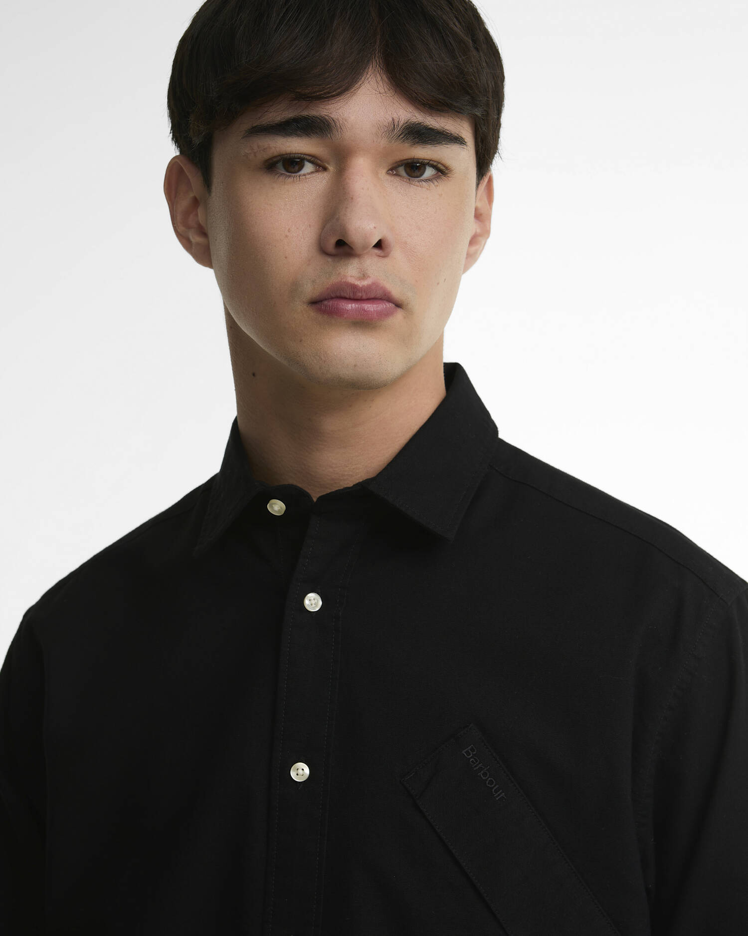 Camicia Oxford oversize Transport Black image number 3