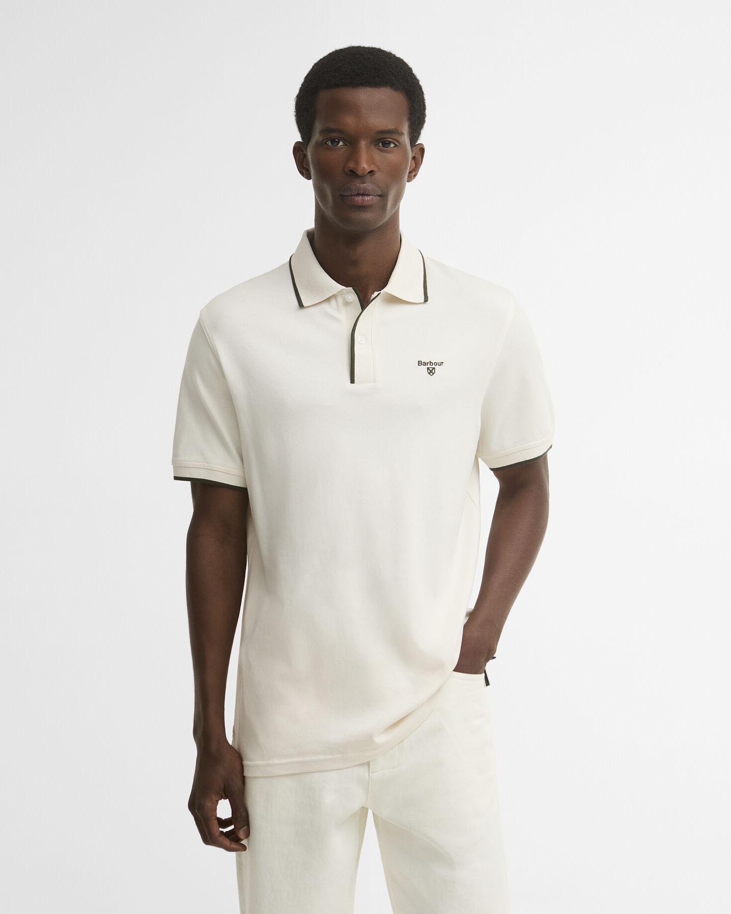 Barbour Poloshirt Callock Tailored Whisper White