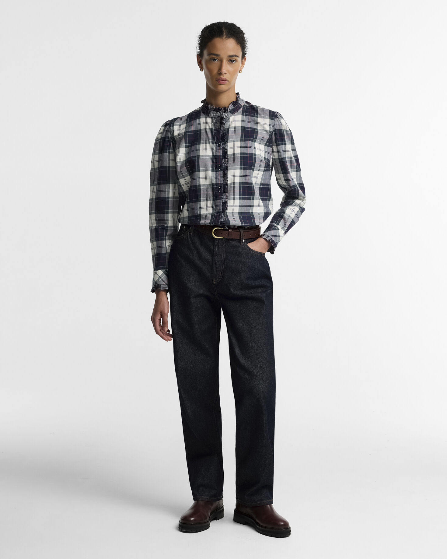 Barbour Hemd Aspen Relaxed Fit Lt Evergreen Tartan