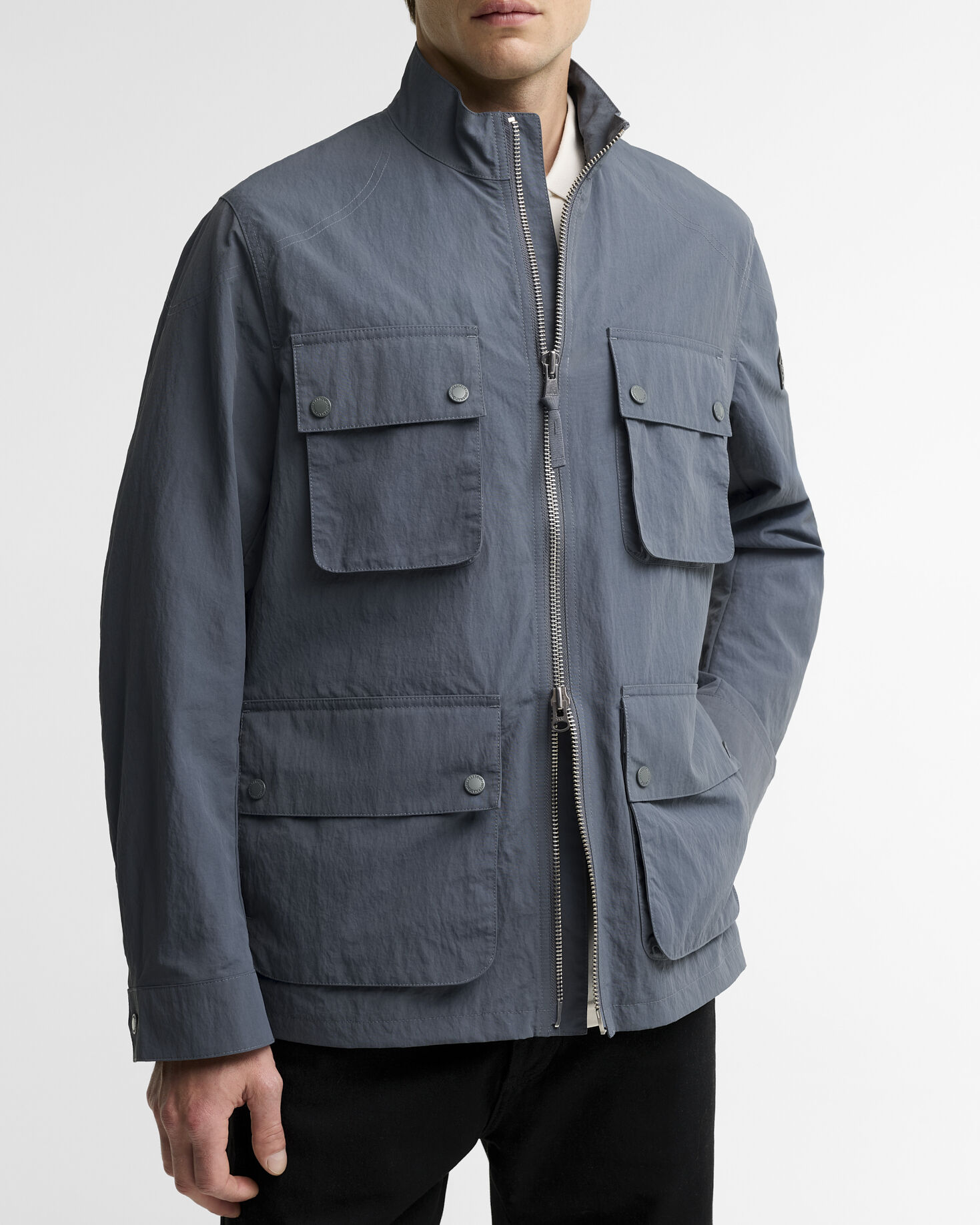 Course Showerproof Jacket Washed Charcoal