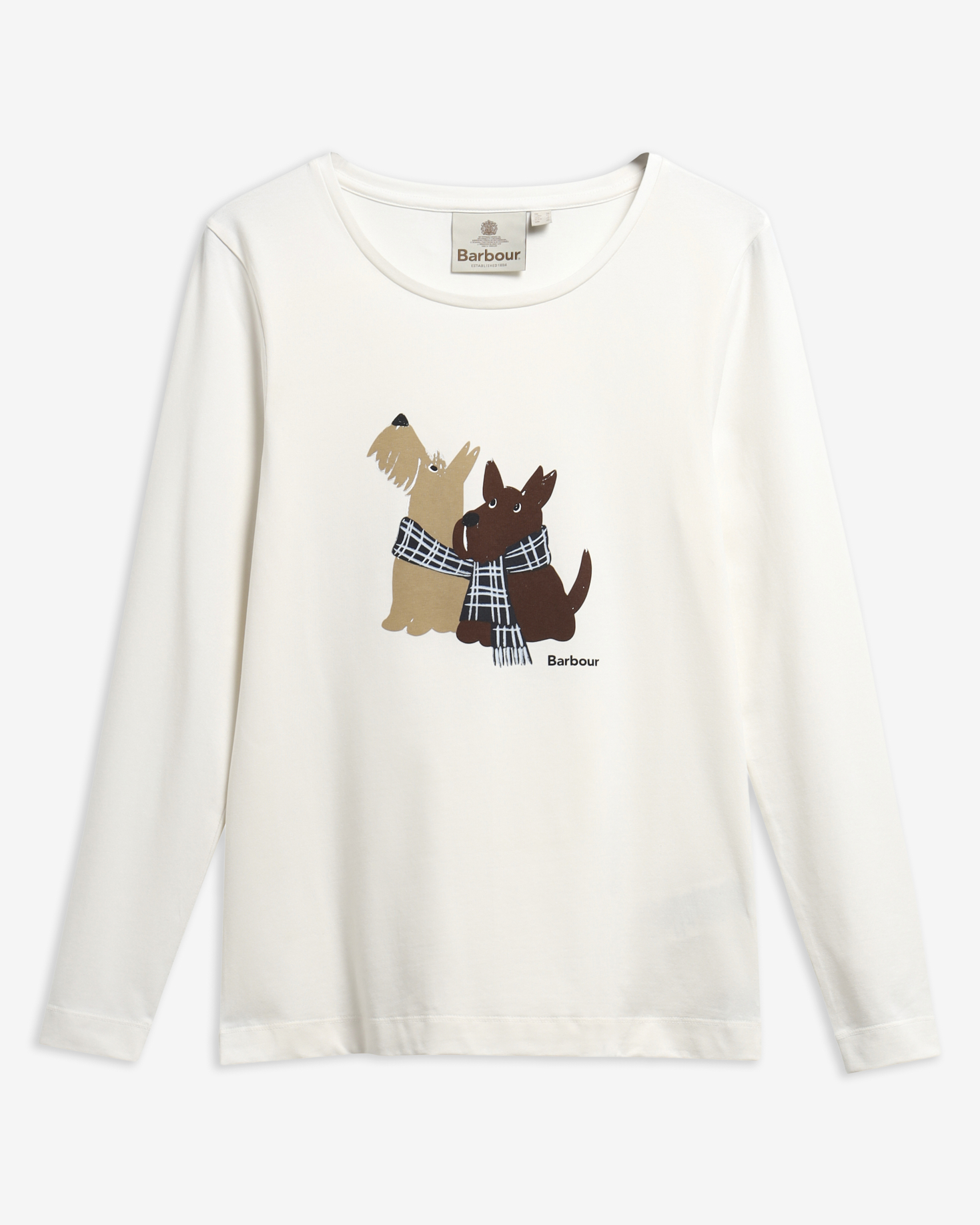 Barbour Langarmshirt Lossie Cloud