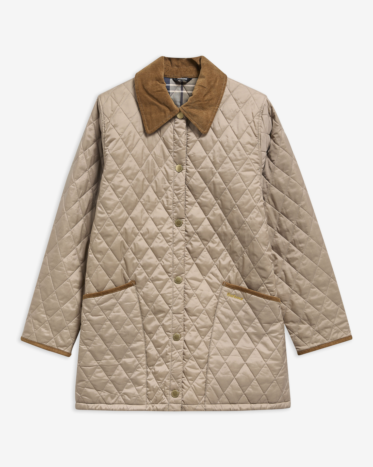 Icons Modern Liddesdale Quilted Jacket Light Trench/ Birchwood