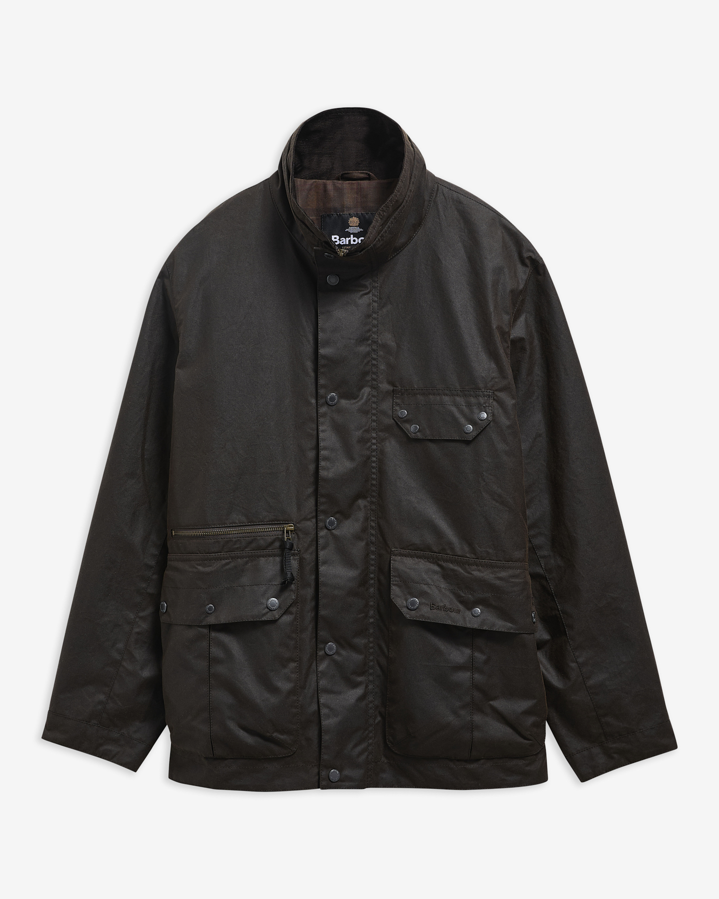 Barbour Wachsjacke Re-Engineered Sordale Dark Brown