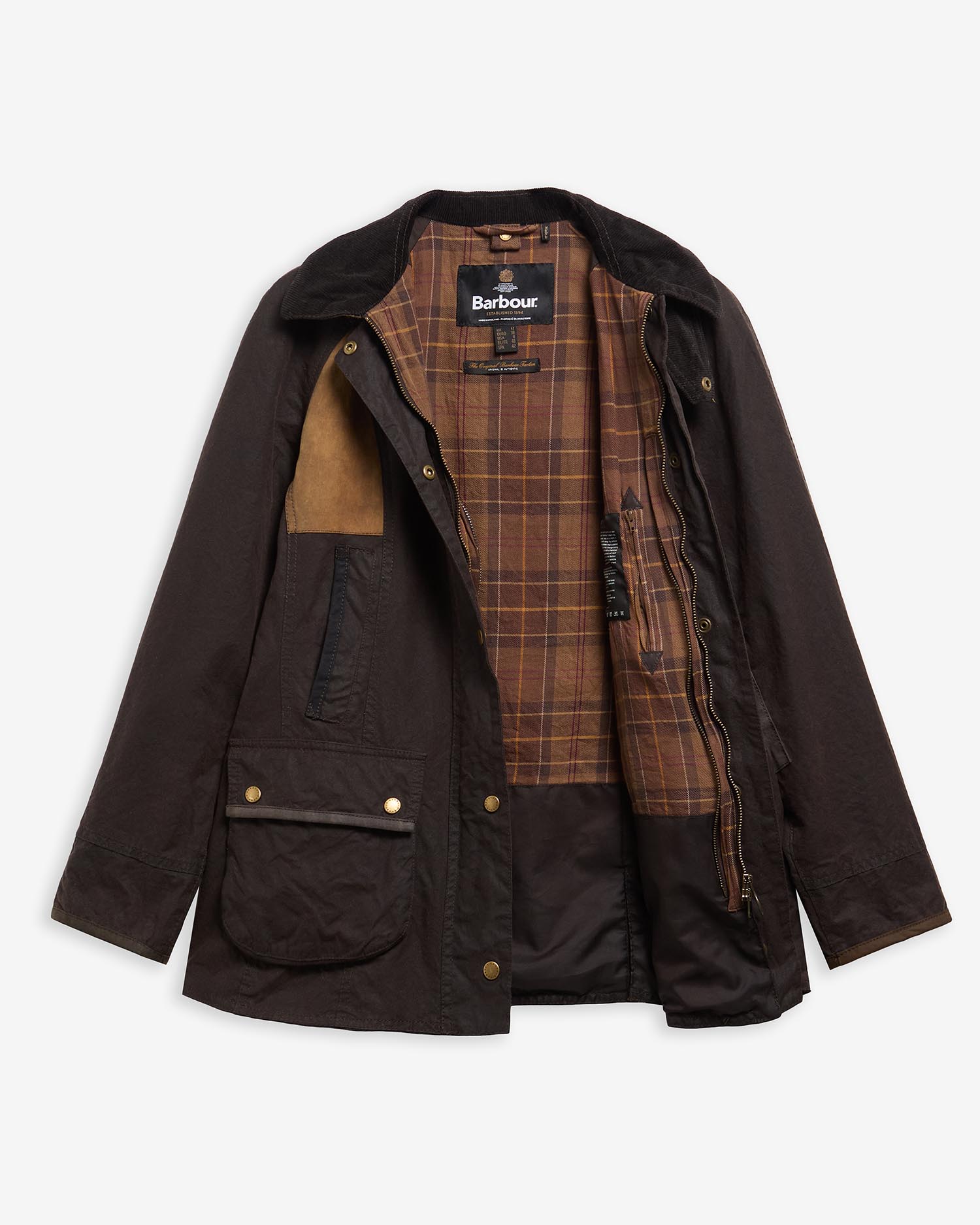Barbour Re-loved Women's Beadnell Waxed Jacket - Size 12 Rustic