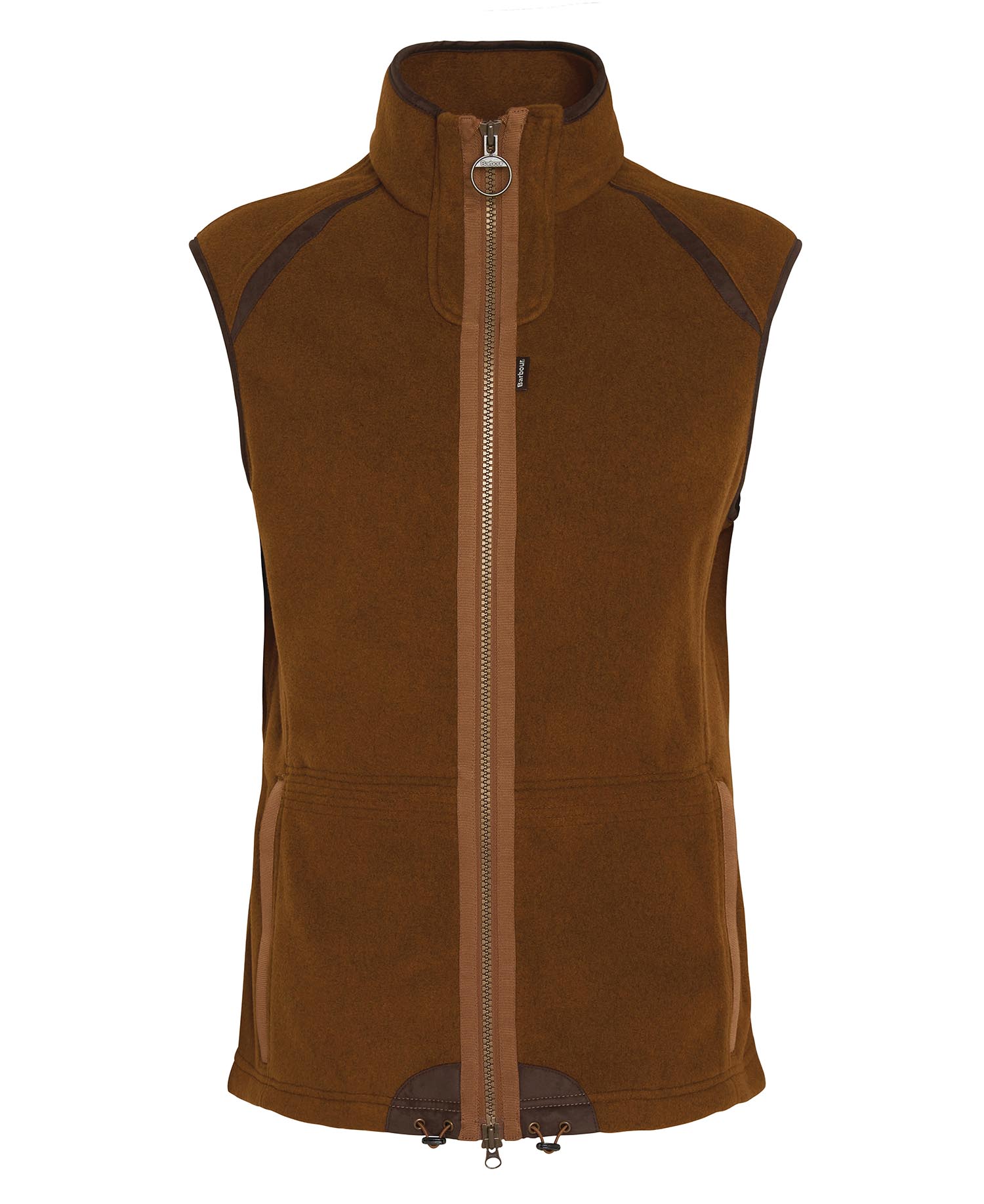 Langdale Fleece Gilet Rust Brown