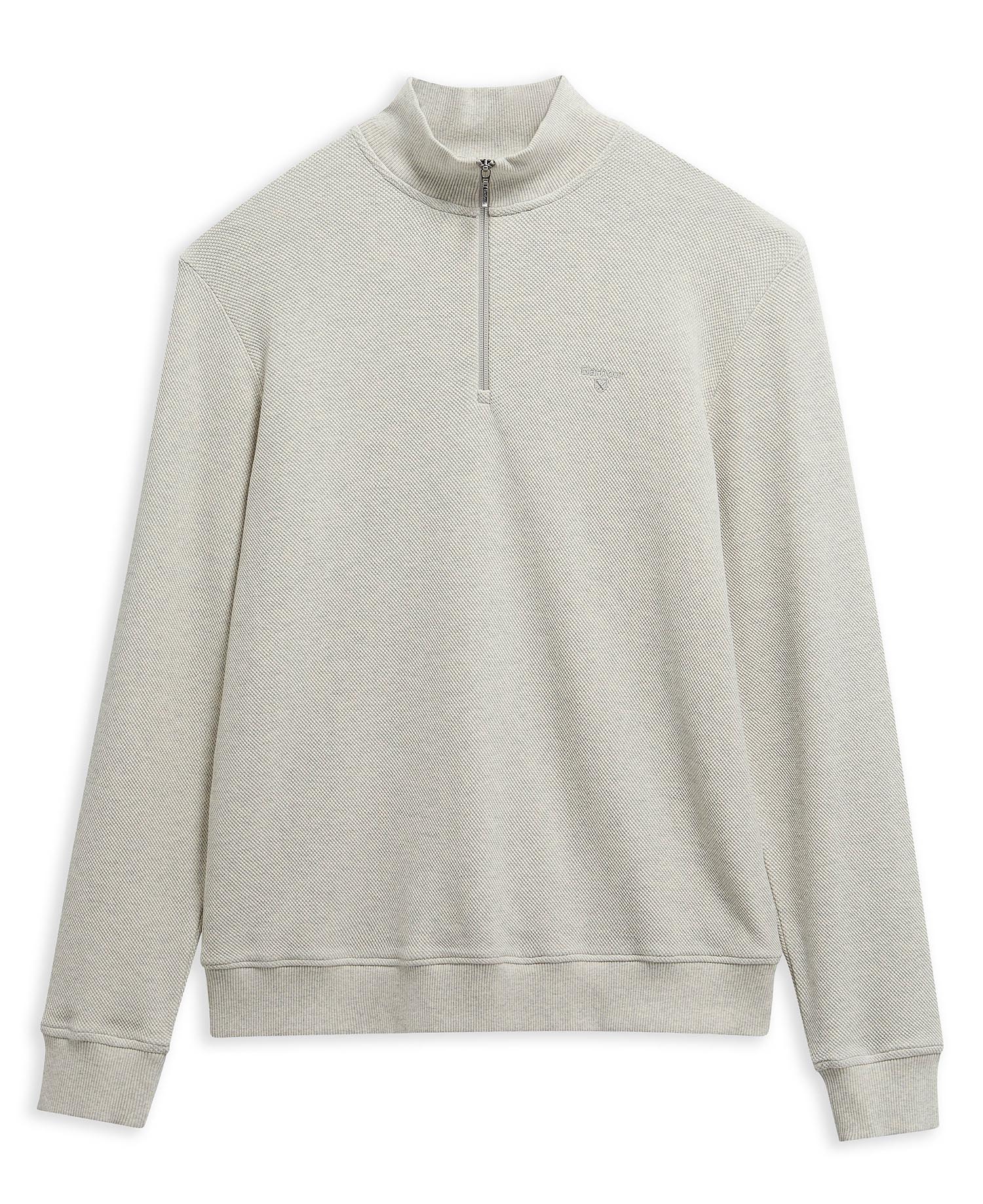 Ravensworth Quarter-Zip Sweatshirt Ecru Marl