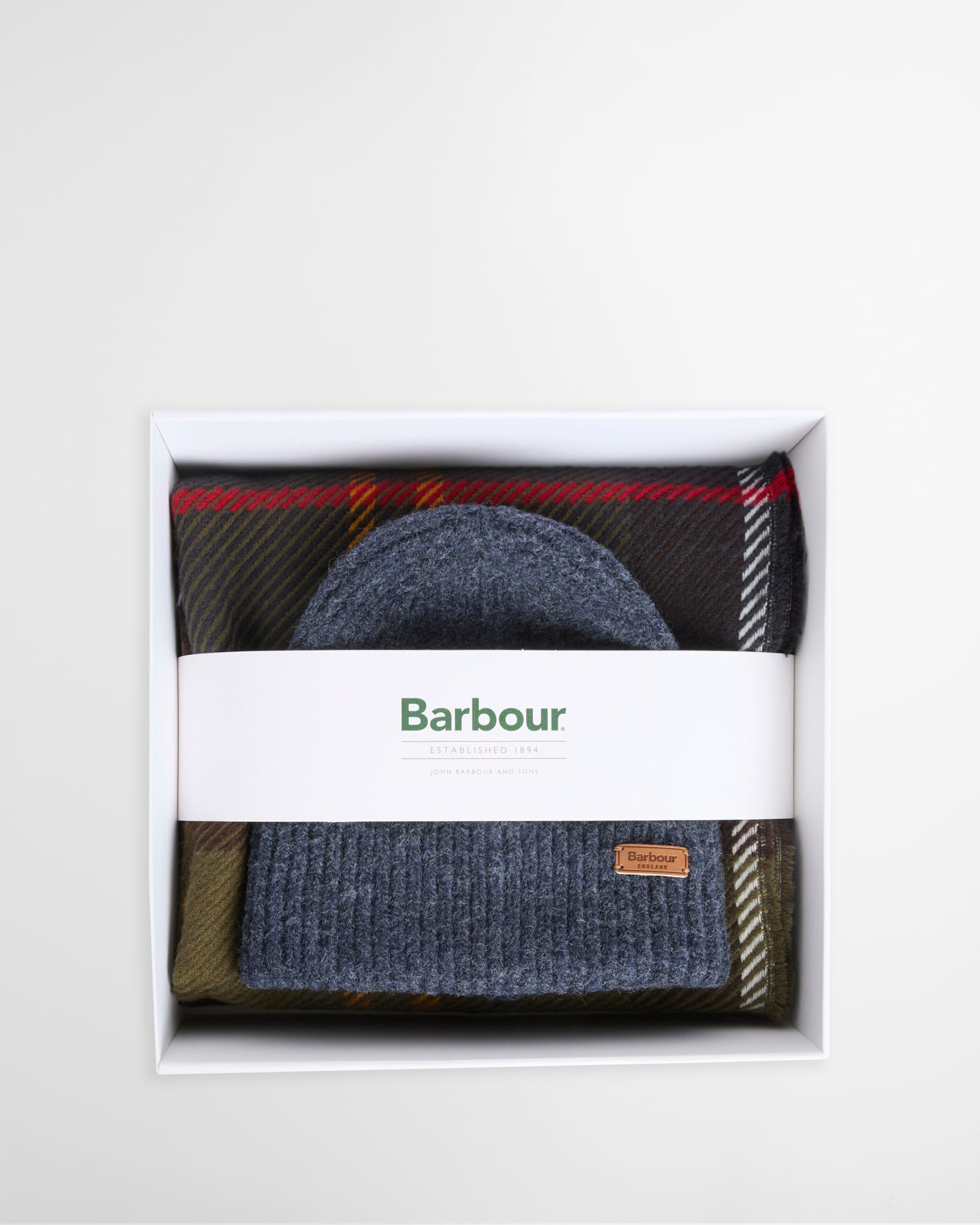 Geschenkset Beanie & Schal Pendle Classic Tartan