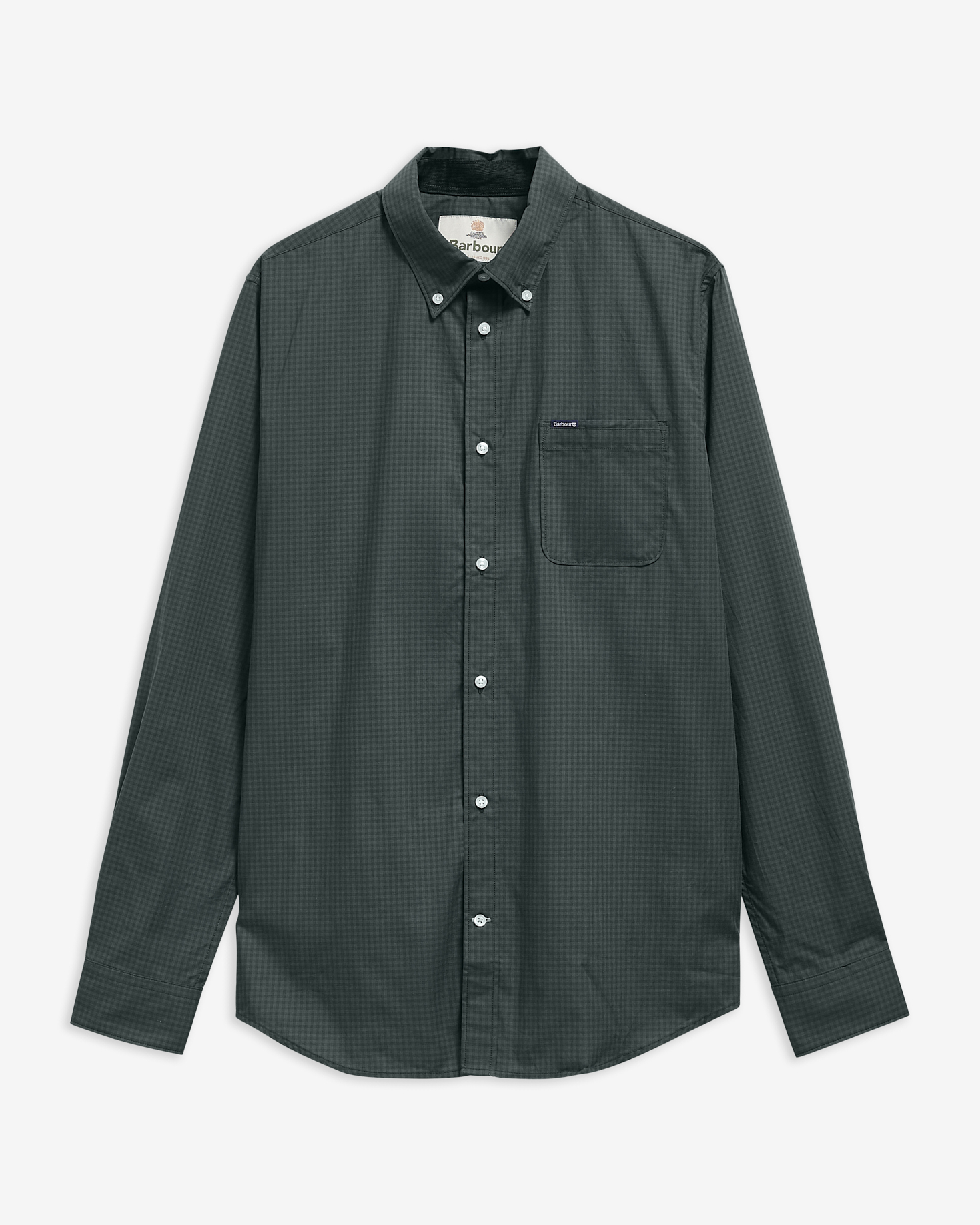 Harbourwall Tailored Long-Sleeved Shirt Sycamore Green