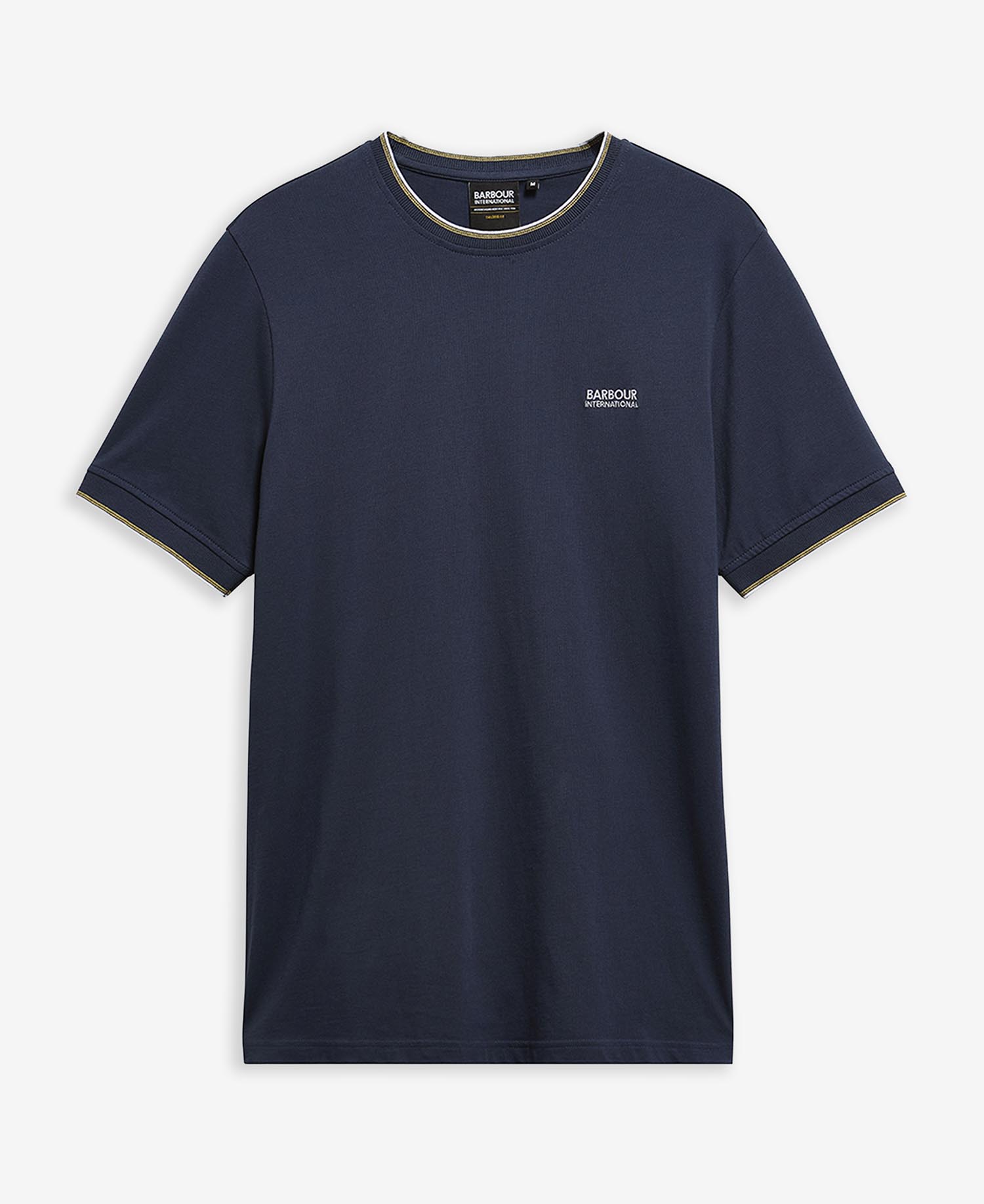 T-Shirt Ashmann Tipped Oxford Navy