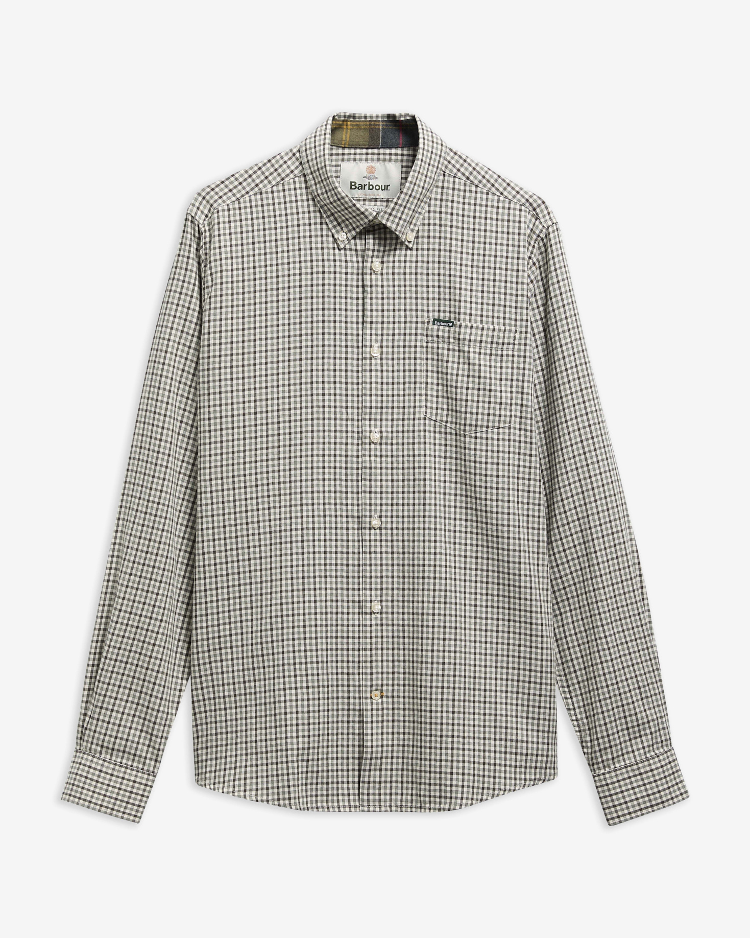 Padshaw Tailored Long-Sleeved Shirt Olive