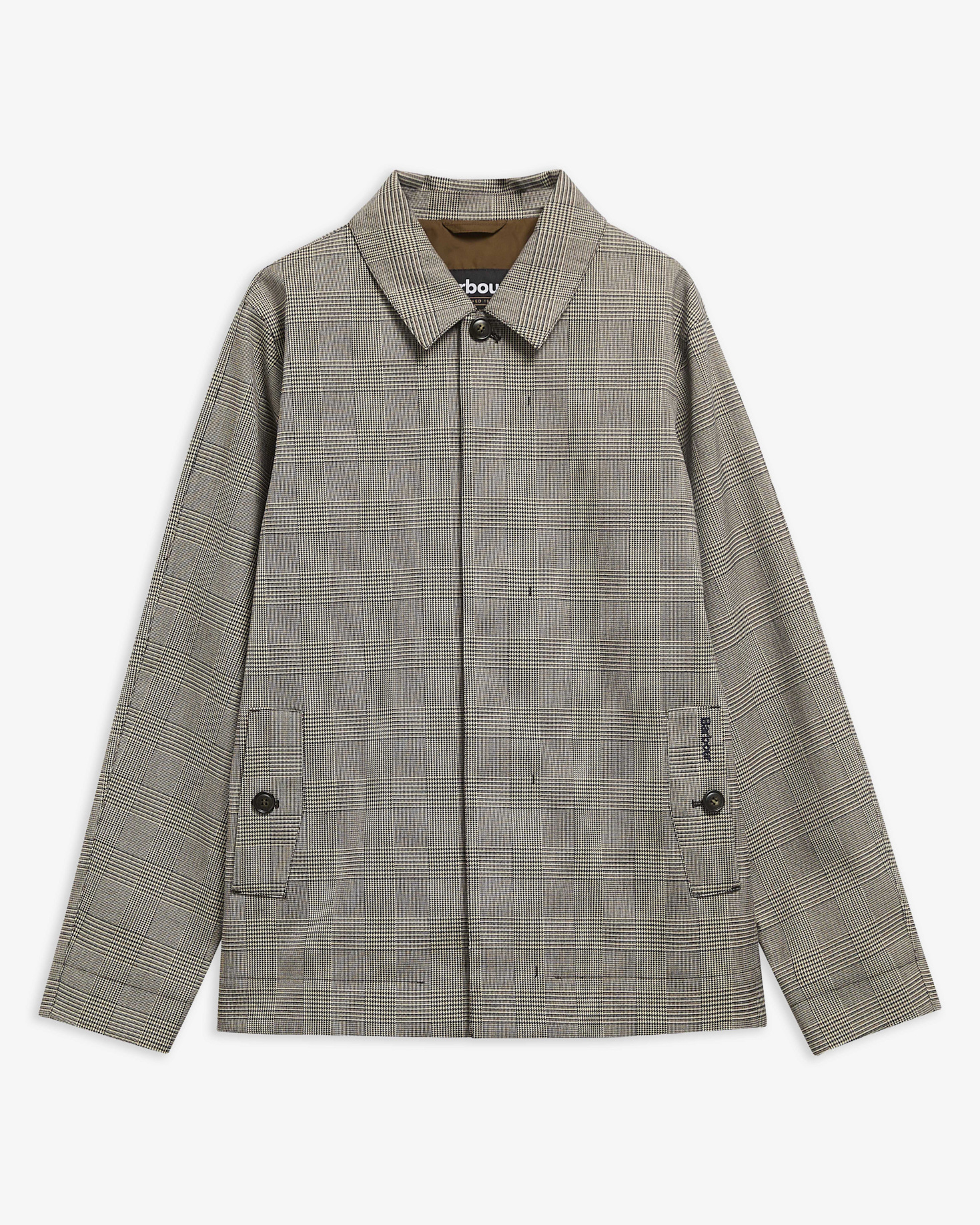 Barbour Jacke Modern Short Lorden Showerproof Mac Prince Of Wales Check