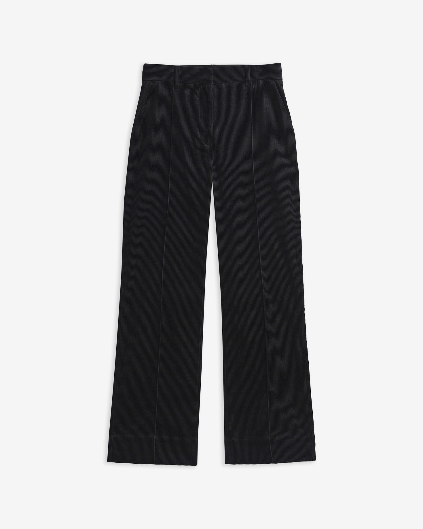 Emmy Cord Flared Trousers Black