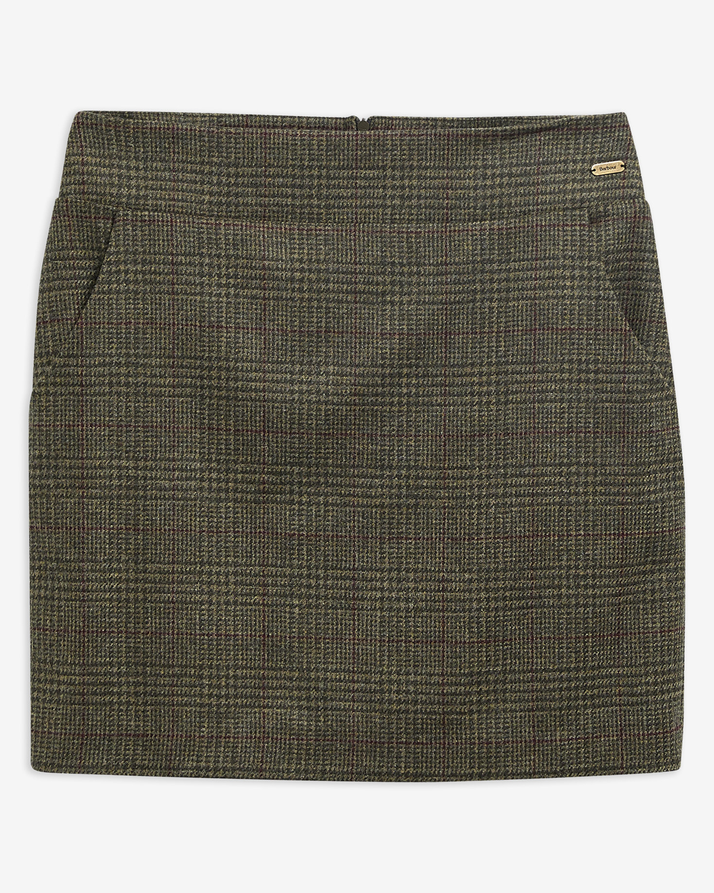 Browning Mini Skirt Olive Prince Of Wales