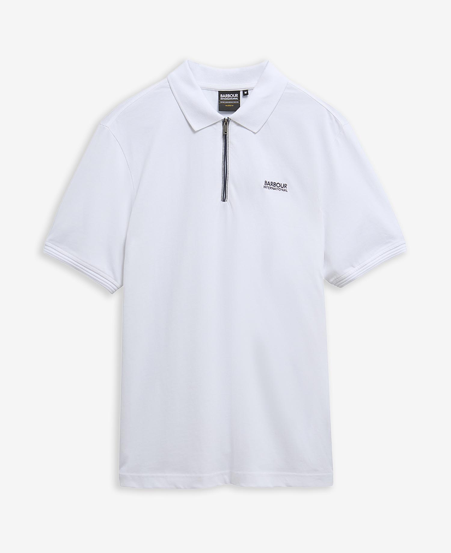 Ashmann Tipped Polo Shirt White