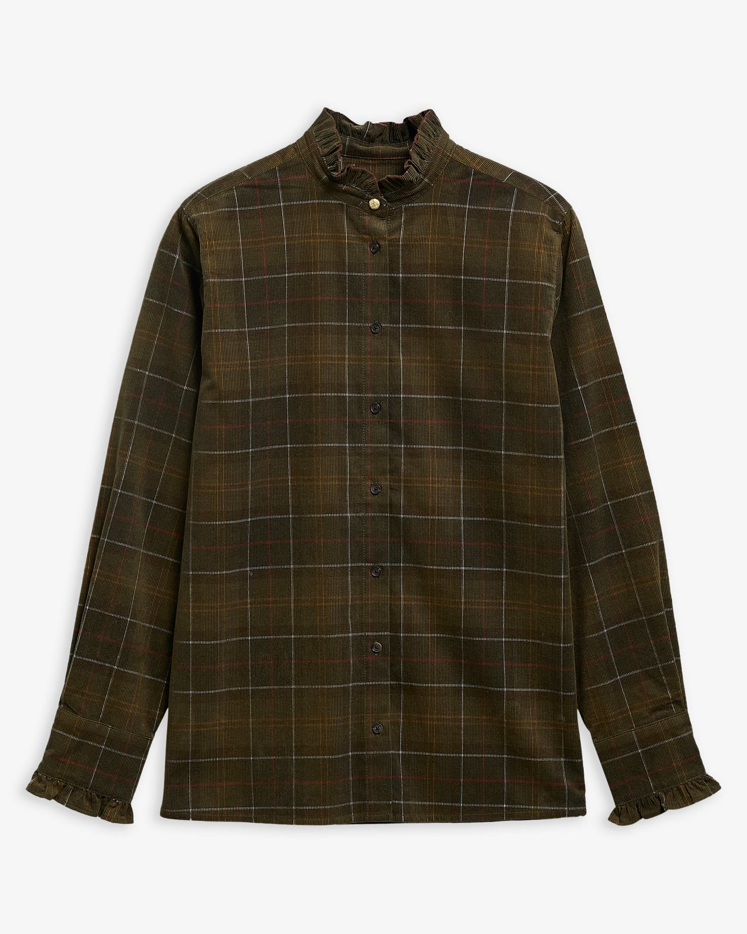 Barbour Hemd Shae Tartan Relaxed Fit Sage/Classic Tartan