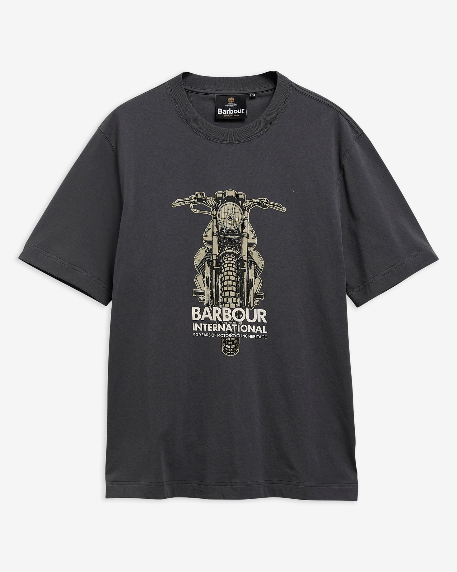 B.Intl T-Shirt Causey Graphic Asphalt