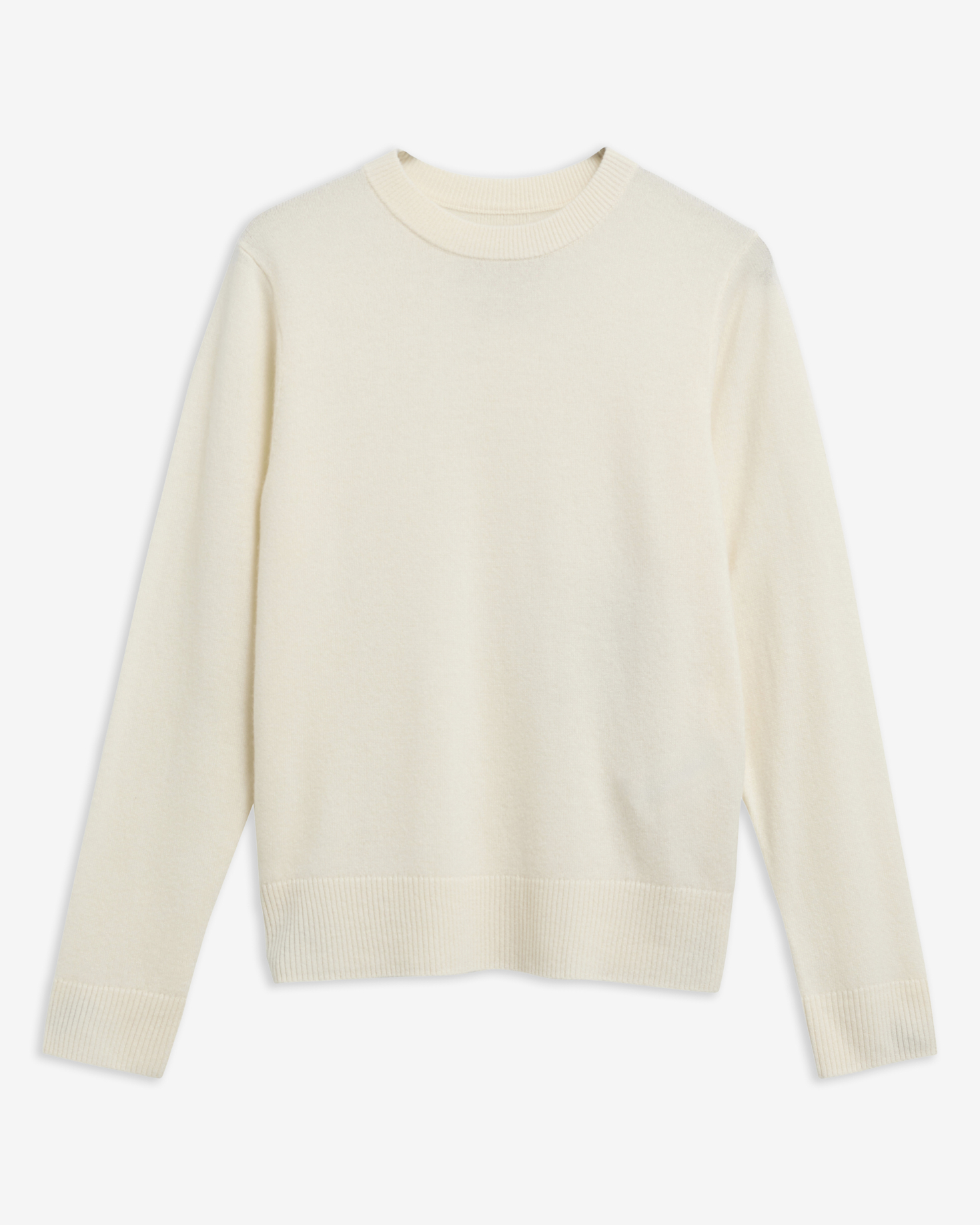 Penwood Cashmere Crew Neck Jumper Ecru