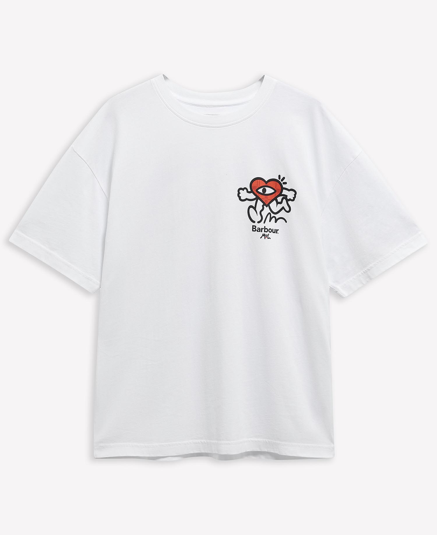 Barbour x Mul Tyne Oversized T-Shirt White