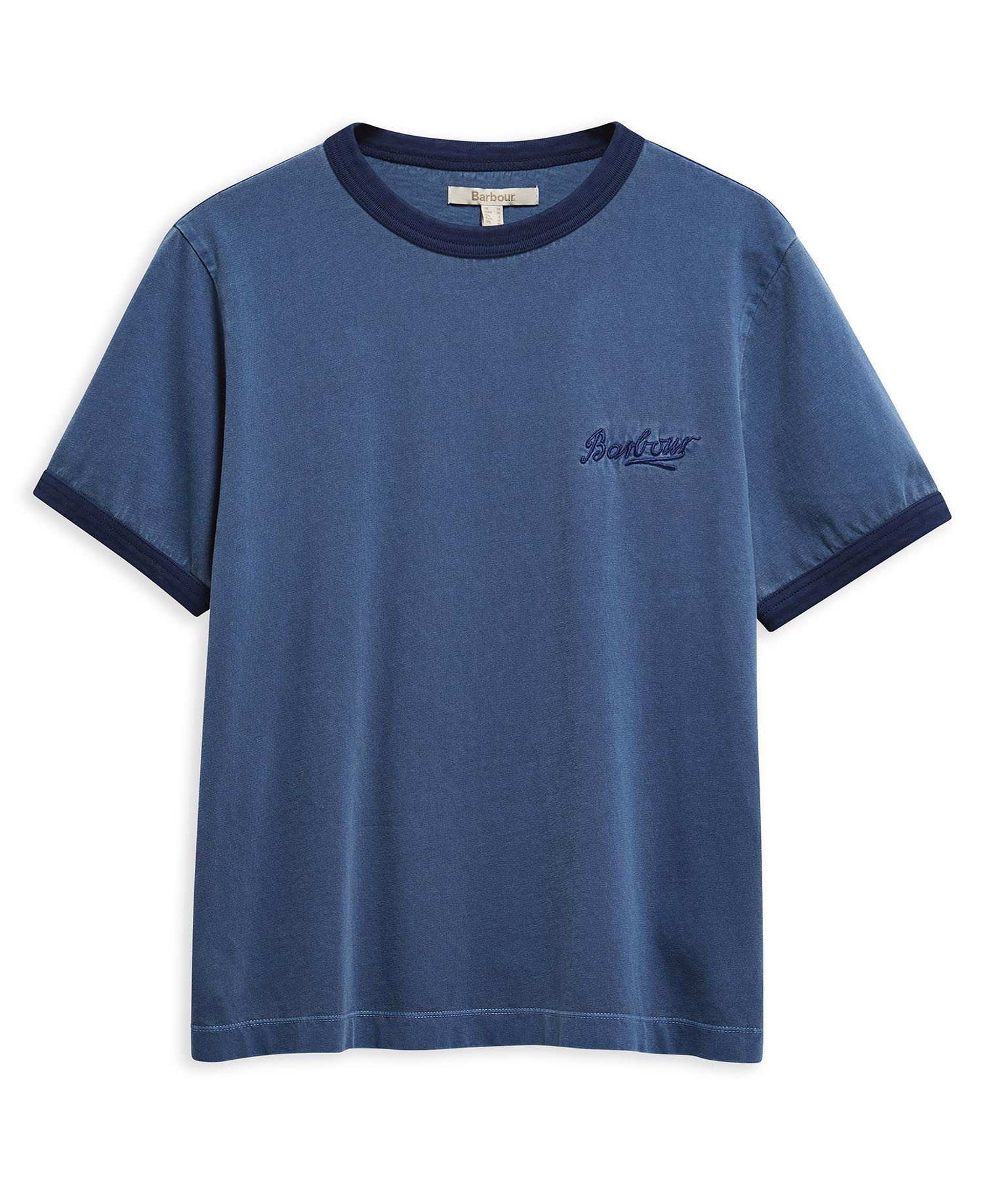 Avon Tipped T-Shirt Washed Indigo