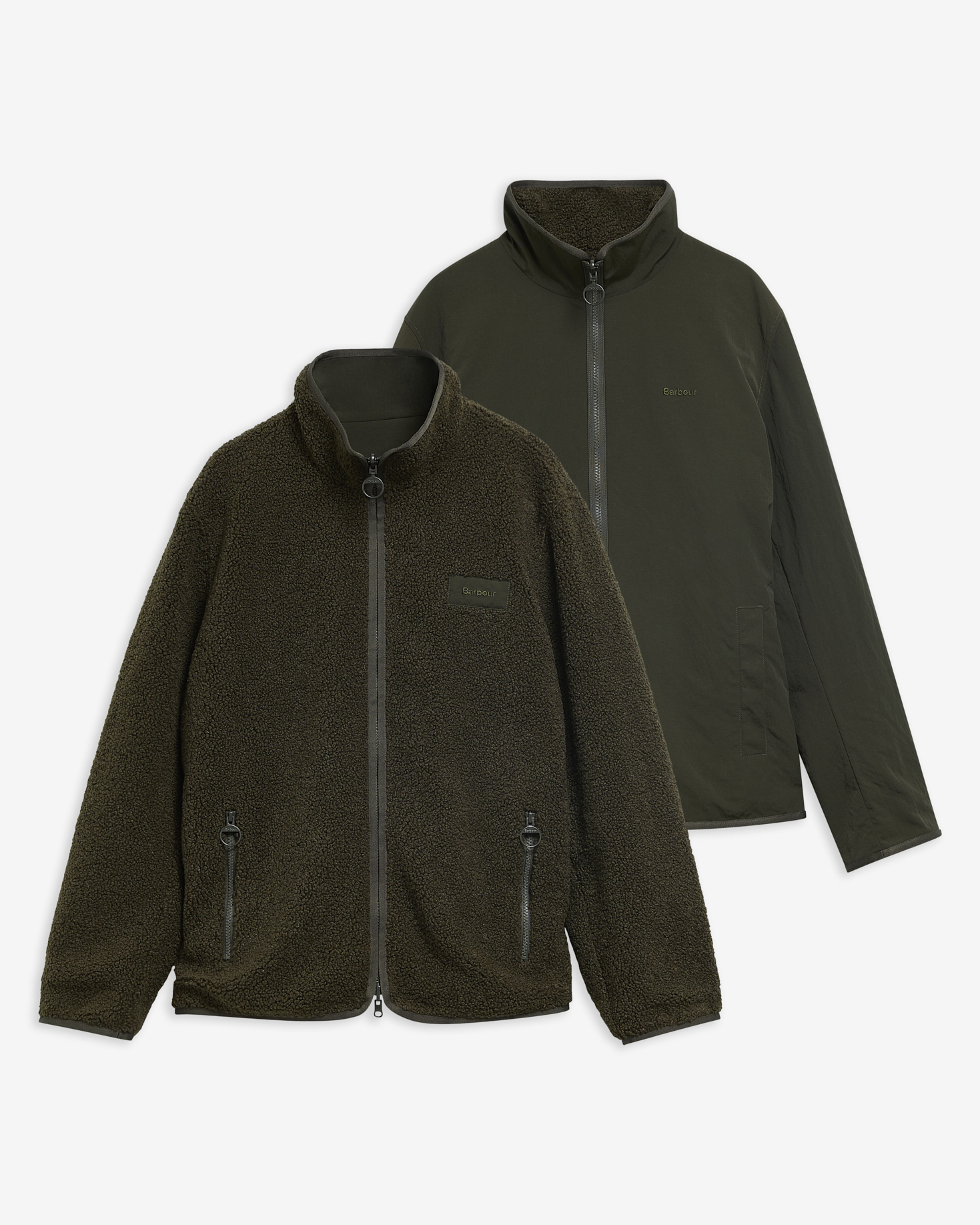 Fleecejacke Reversible Sage