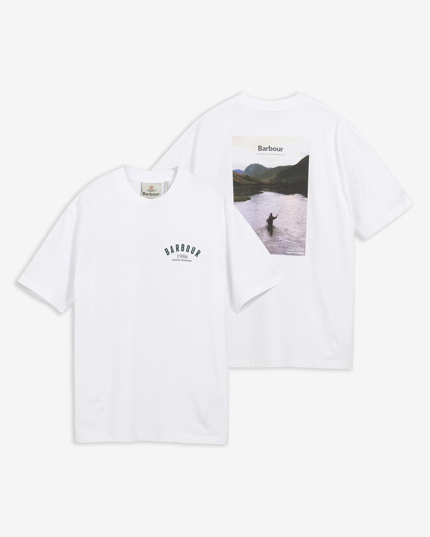 1986 Graphic Oversized T-Shirt White