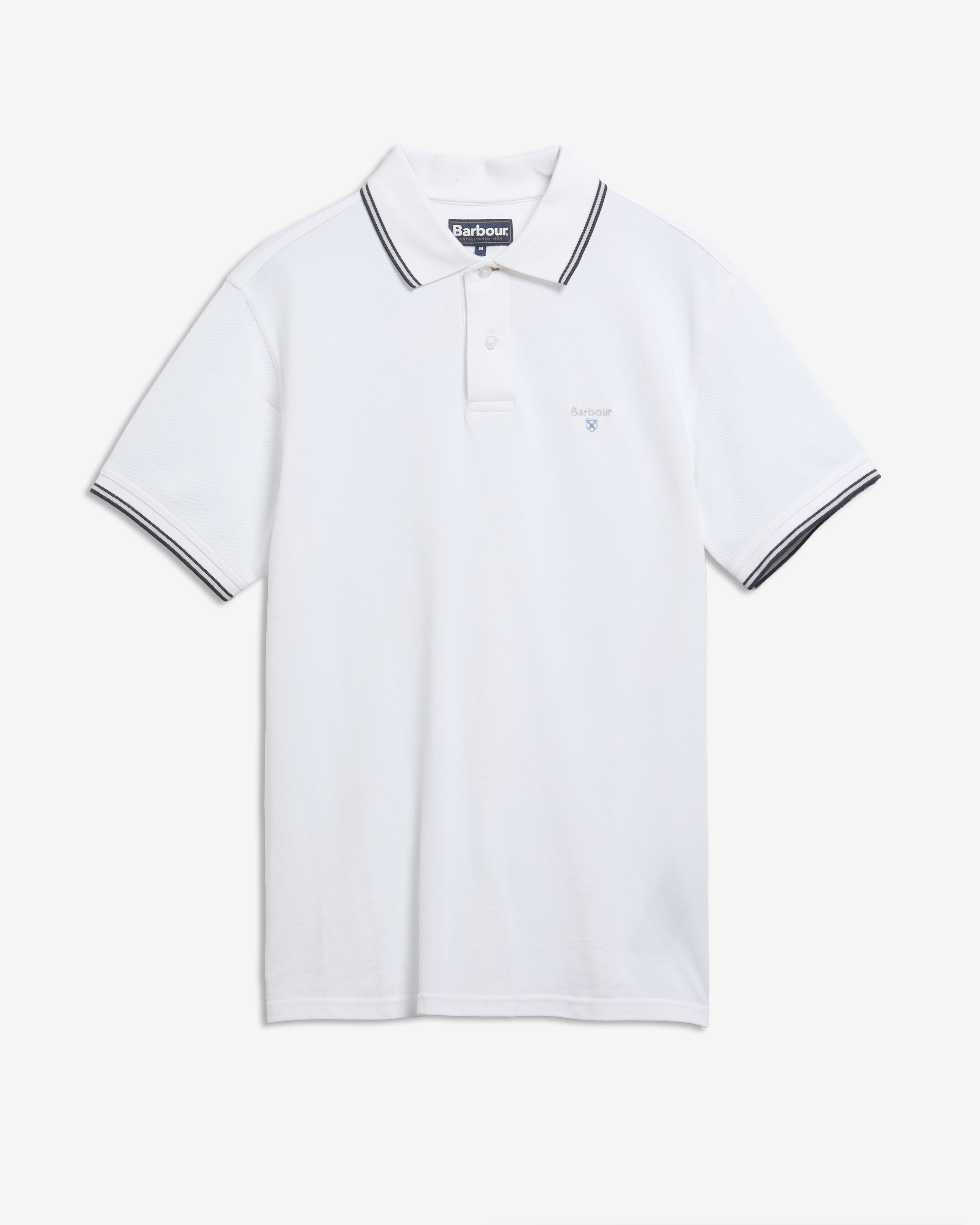 Fielding Tailored Short-Sleeved Polo Shirt White