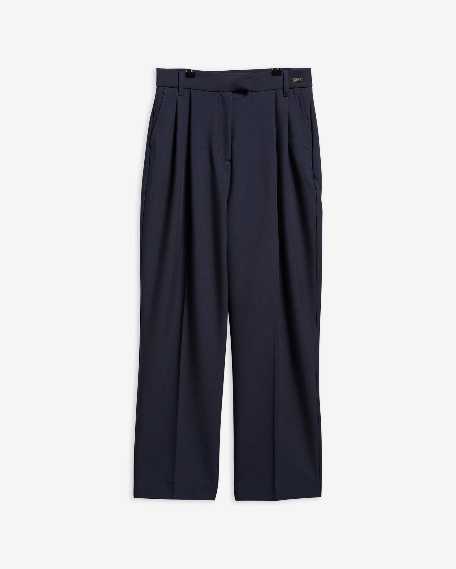 Barbour Hose Fawne Straight-Leg Dark Navy