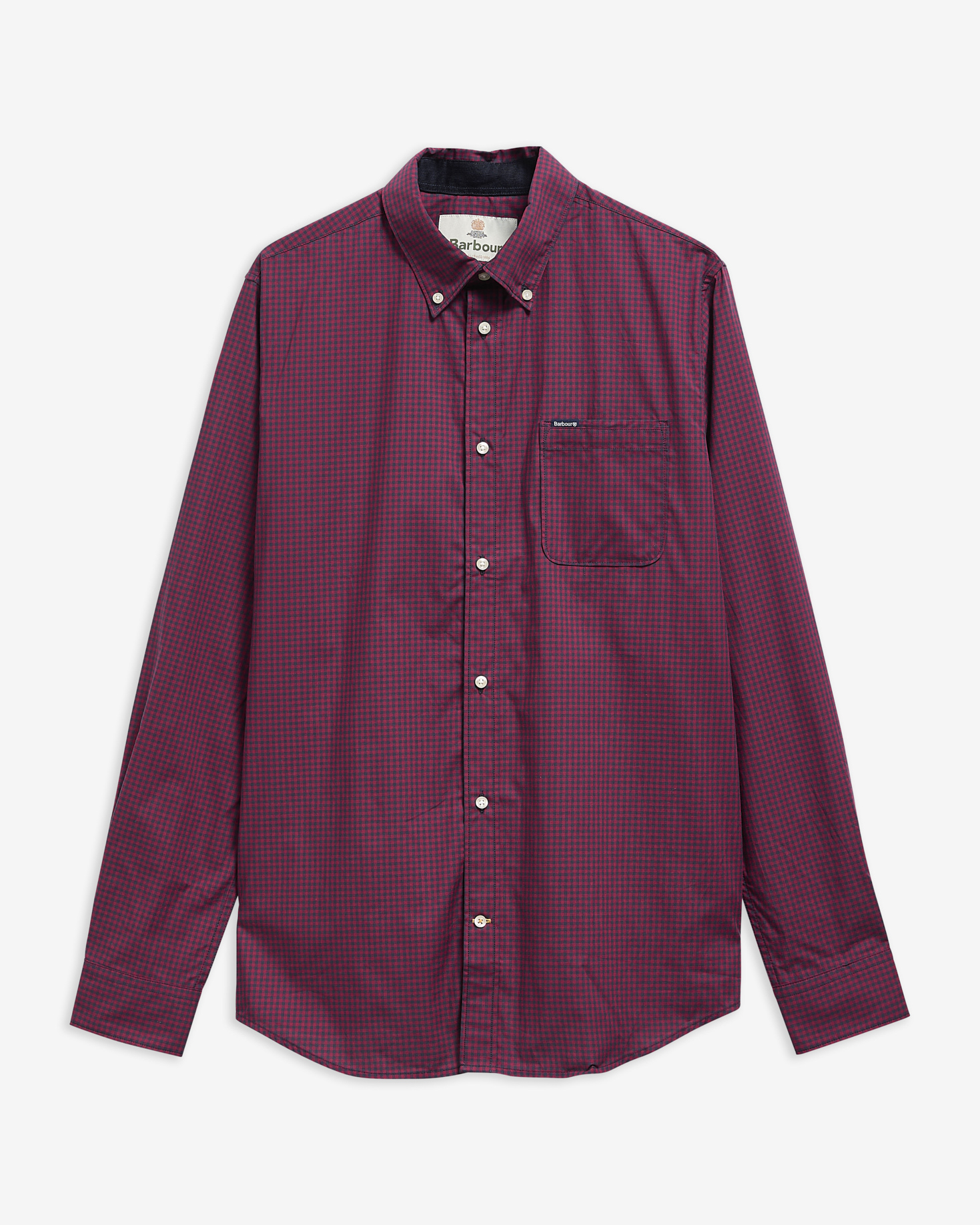 Camicia Harbourwall a maniche lunghe leggermente aderente Red