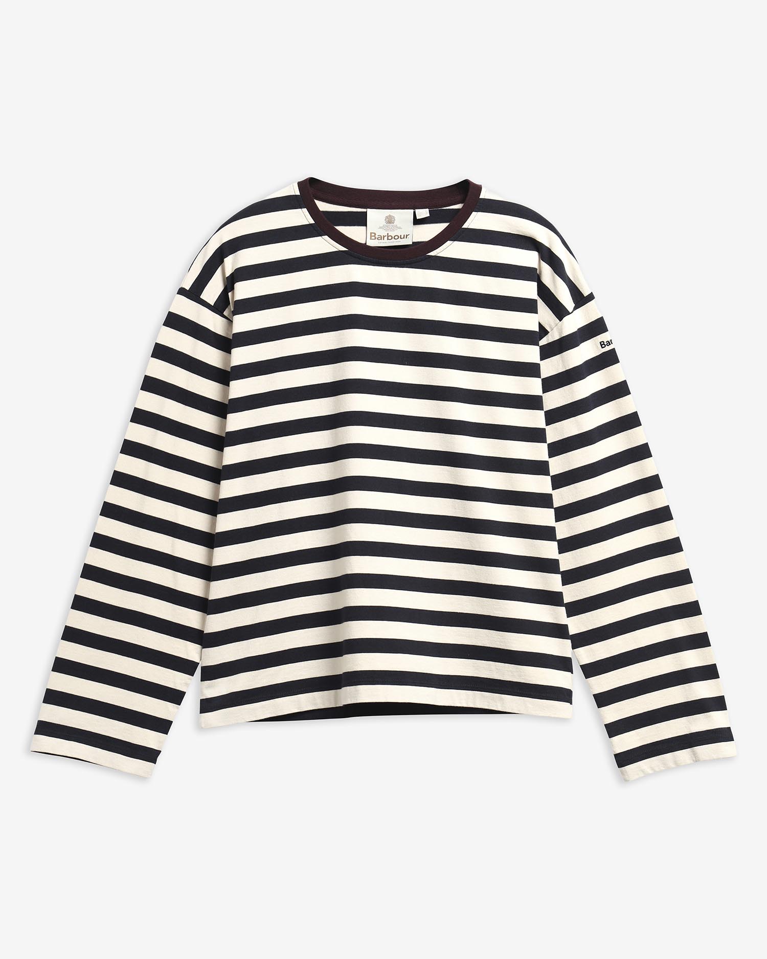 Woodhouse Striped Long-Sleeved T-Shirt Dark Navy/Birch