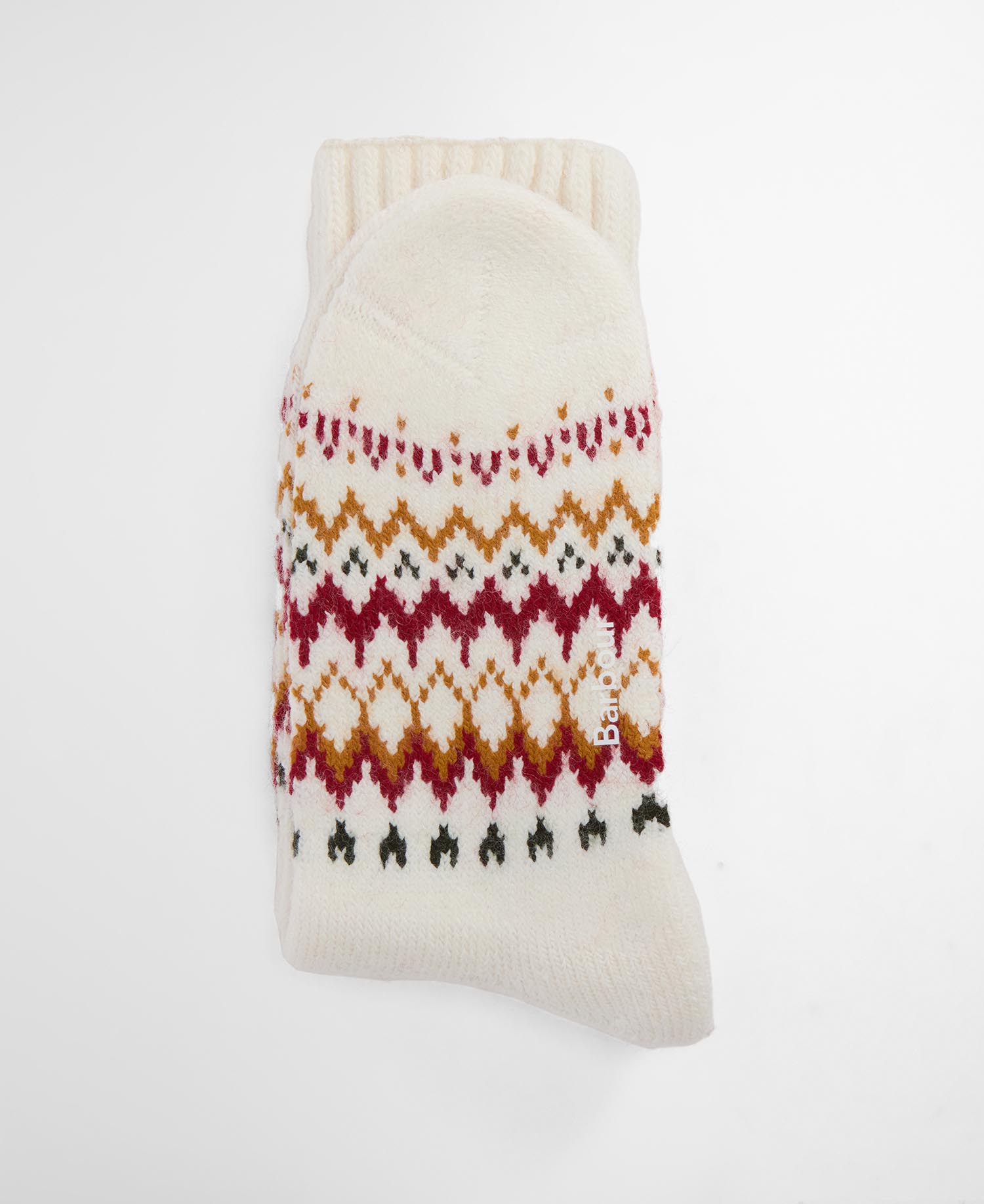 Kingsford Fair Isle Socks Cloud
