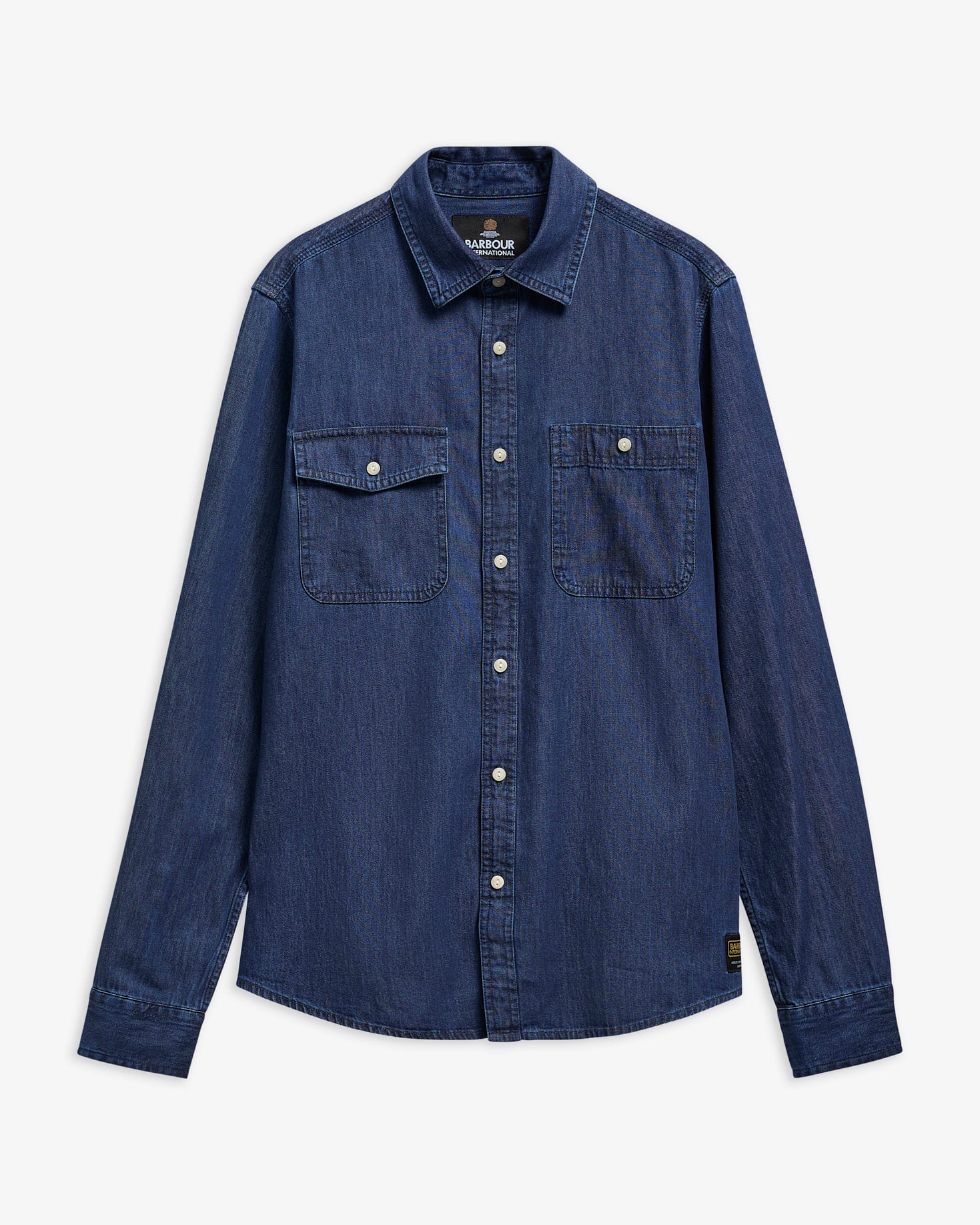 B.Intl Hemd Dufton Denim Dark Indigo
