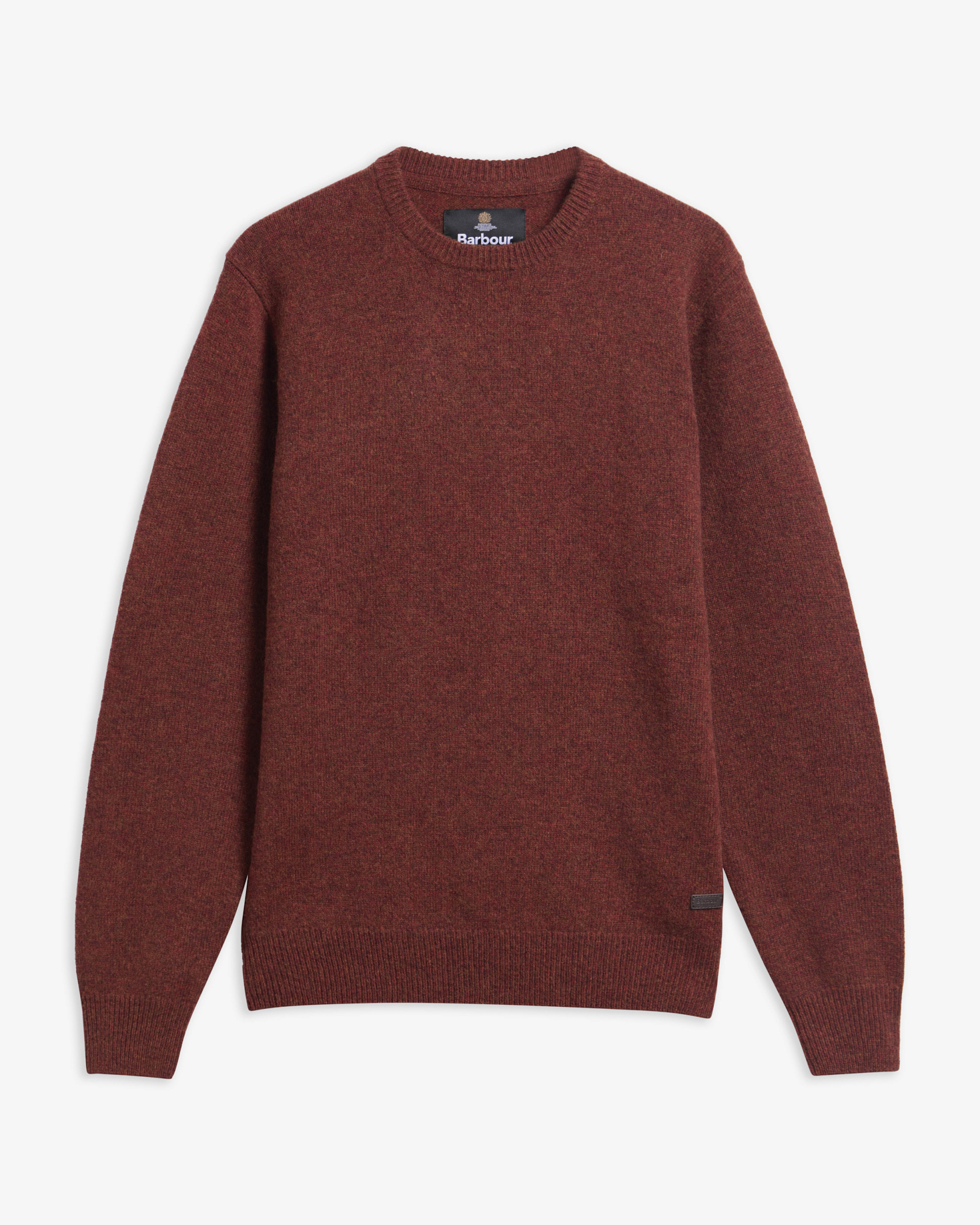 Essential Crew-Neck Jumper Russet