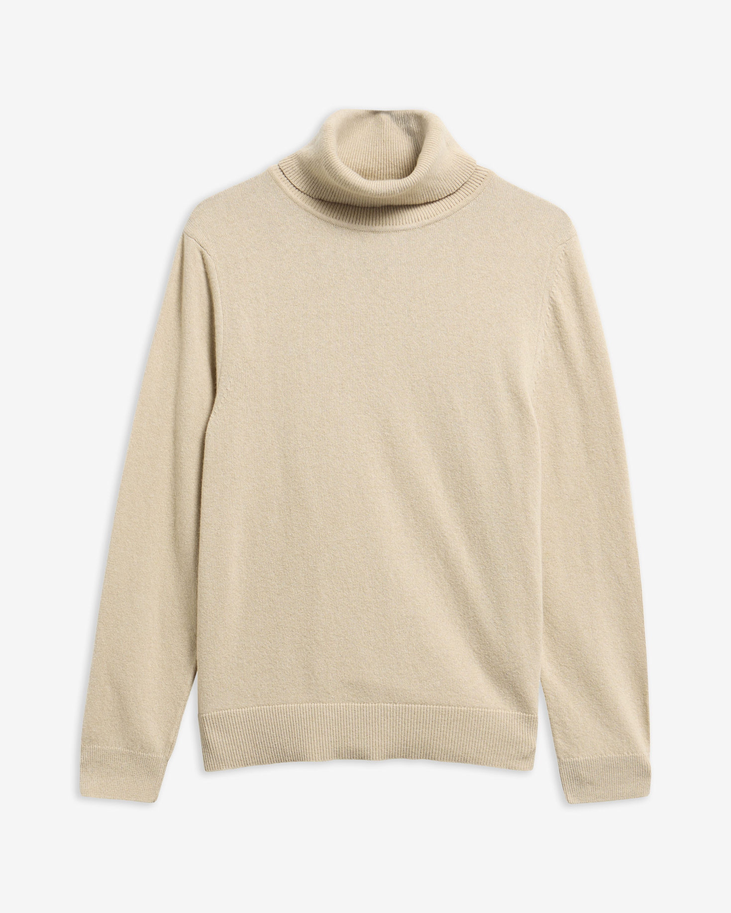 Rollkragenpullover Pendle Honey/Birchwood Tartan