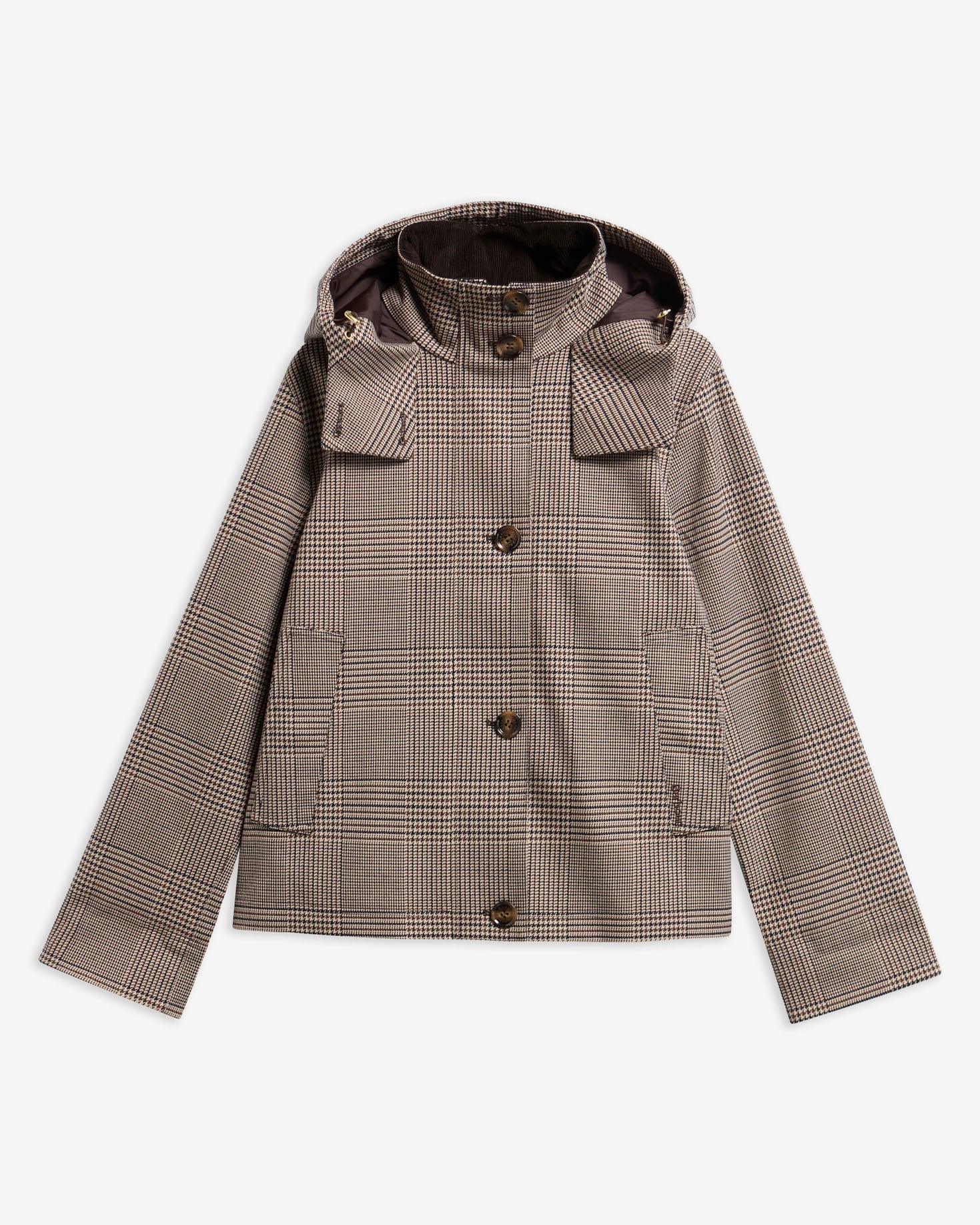 Connie Showerproof Jacket Prince Of Wales Check