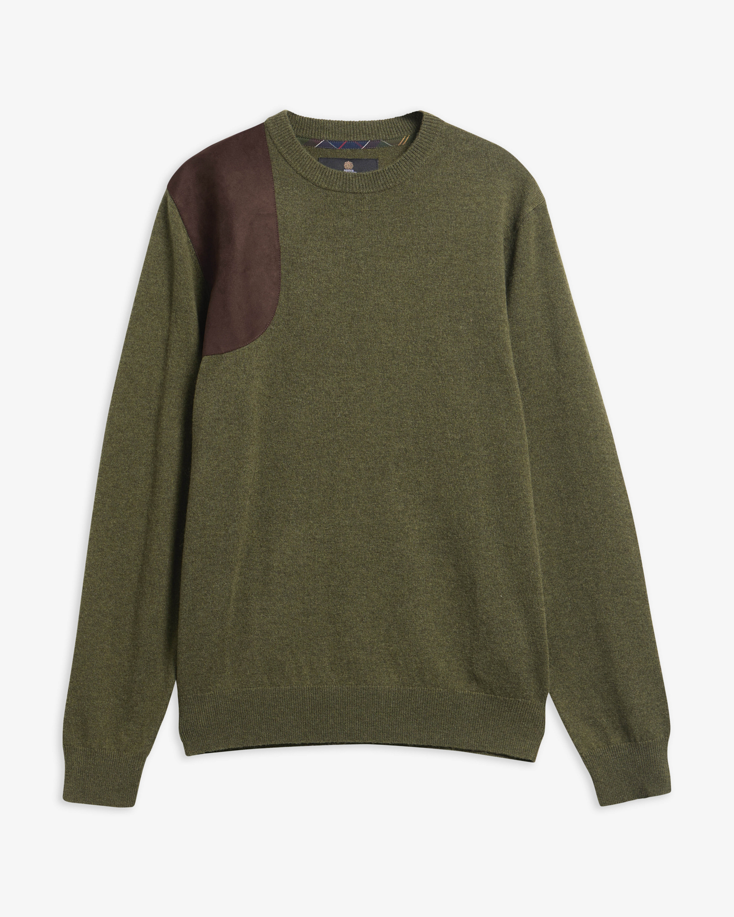 Whitworth Wool-Cashmere Crew Neck Jumper Sage