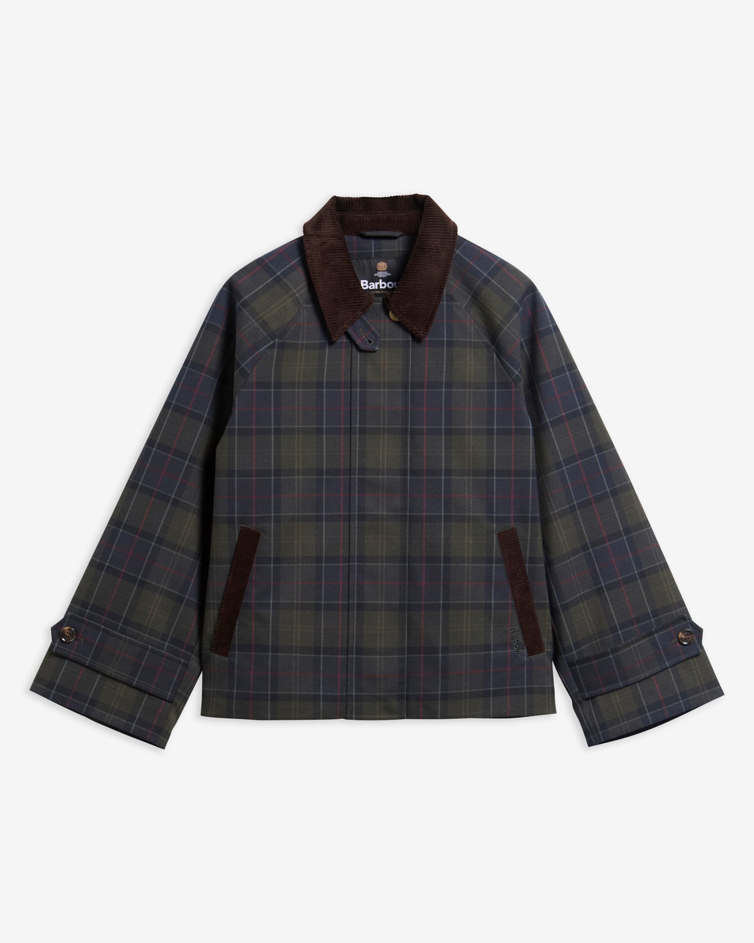 Barbour Jacke Sandra Tartan Showerproof Classic Tartan
