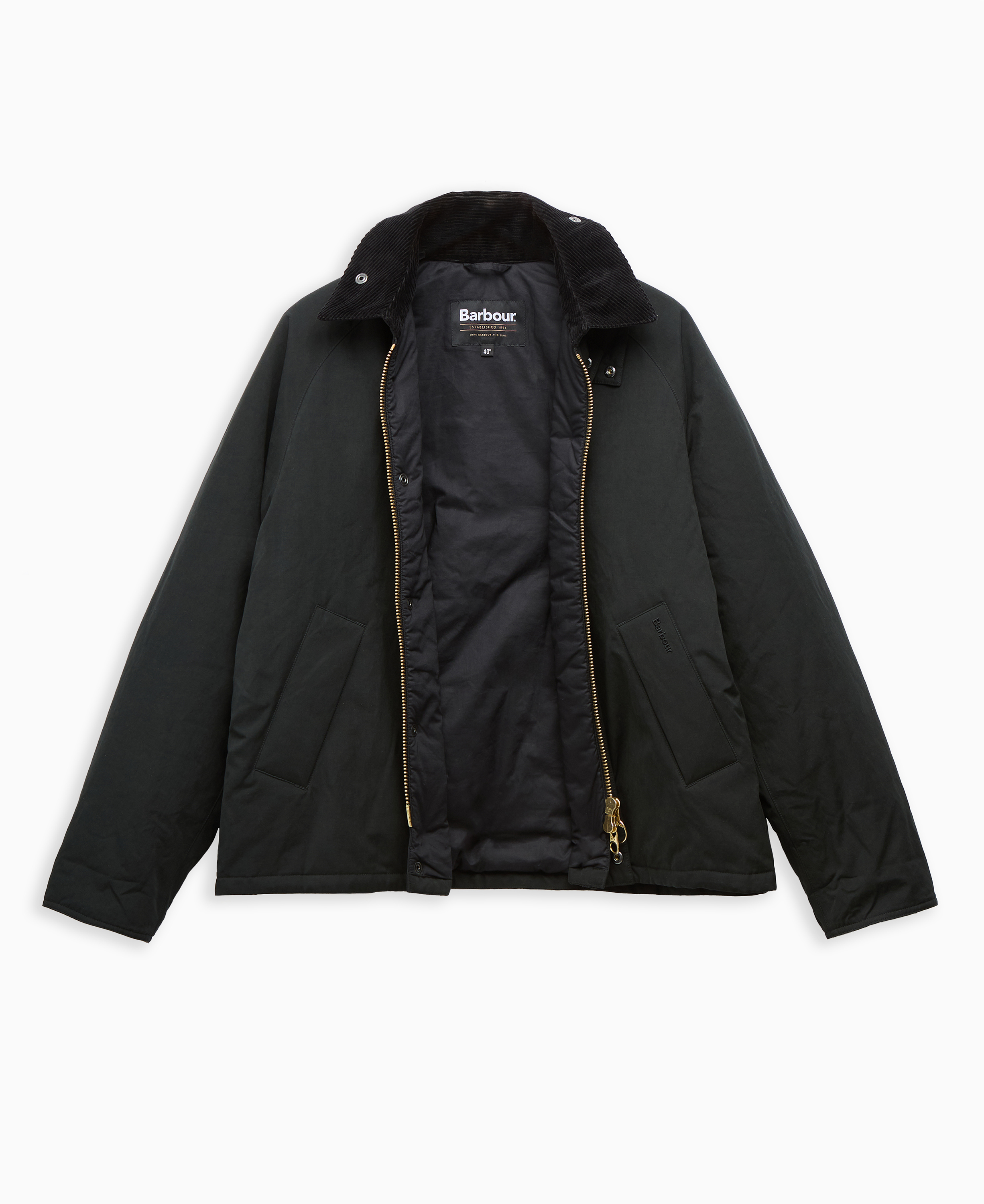 Oversized Padded Transport Jacket Black